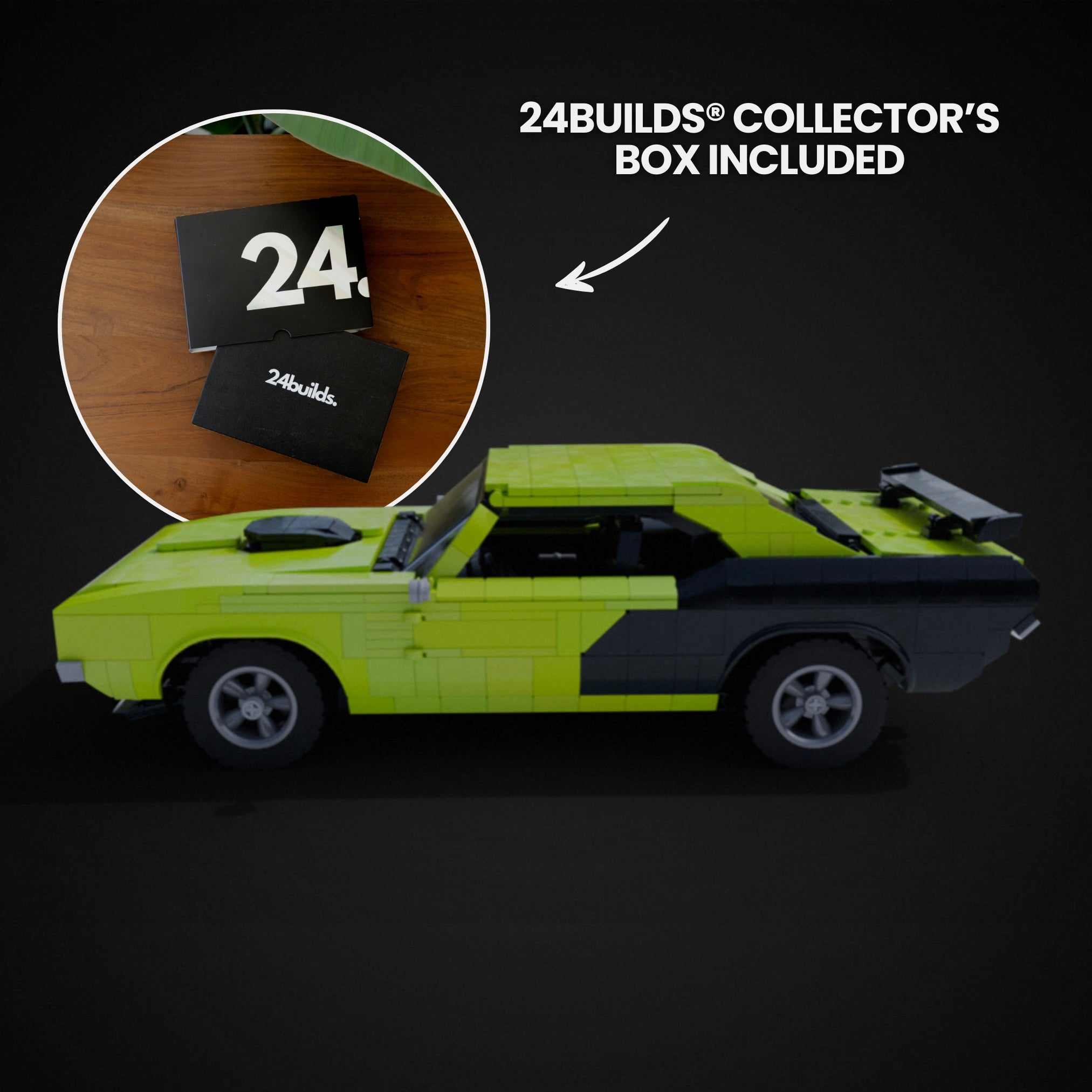 70s Green American Legend | 1540pcs | Block World