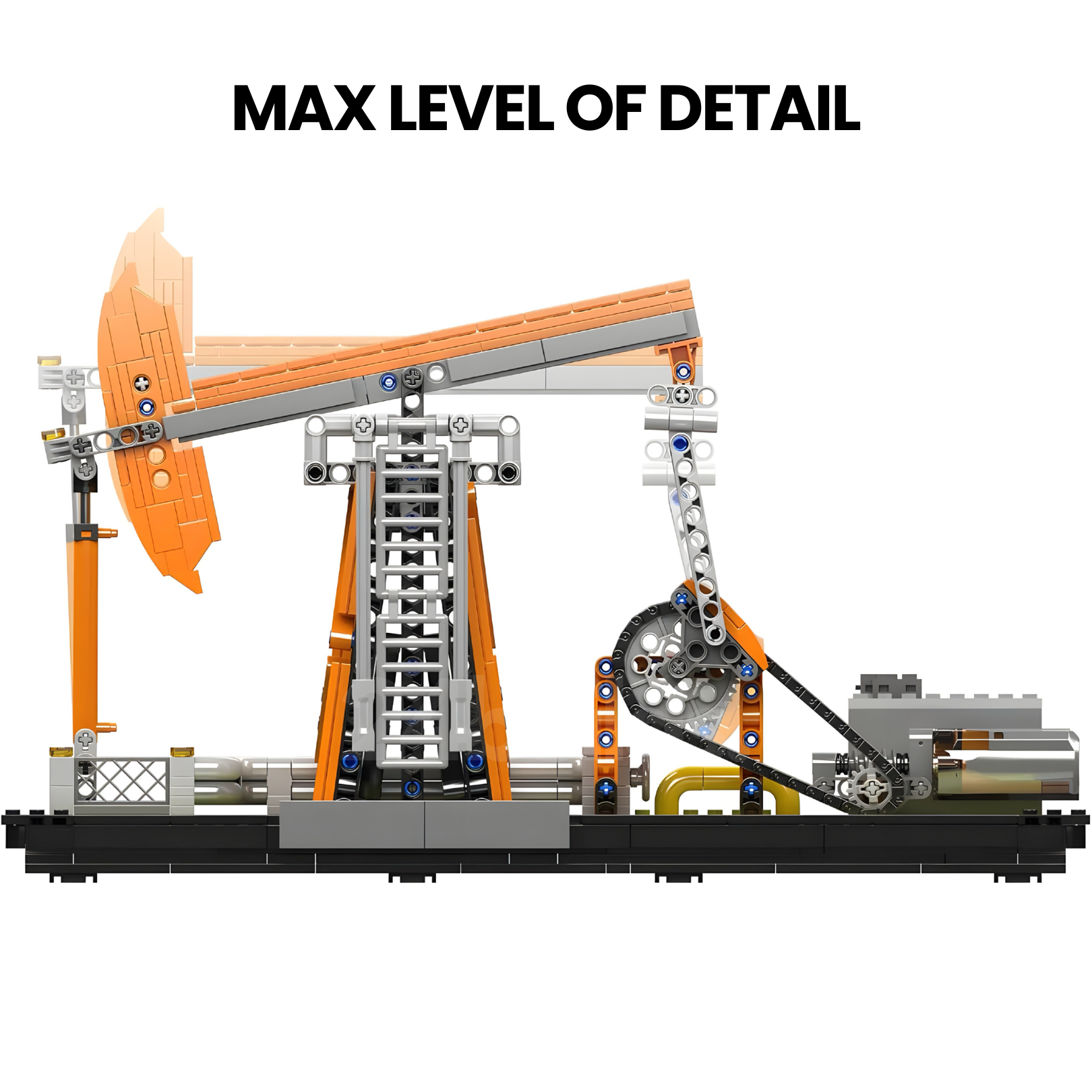 Motorised Mechanical Oil Rig | 840pcs