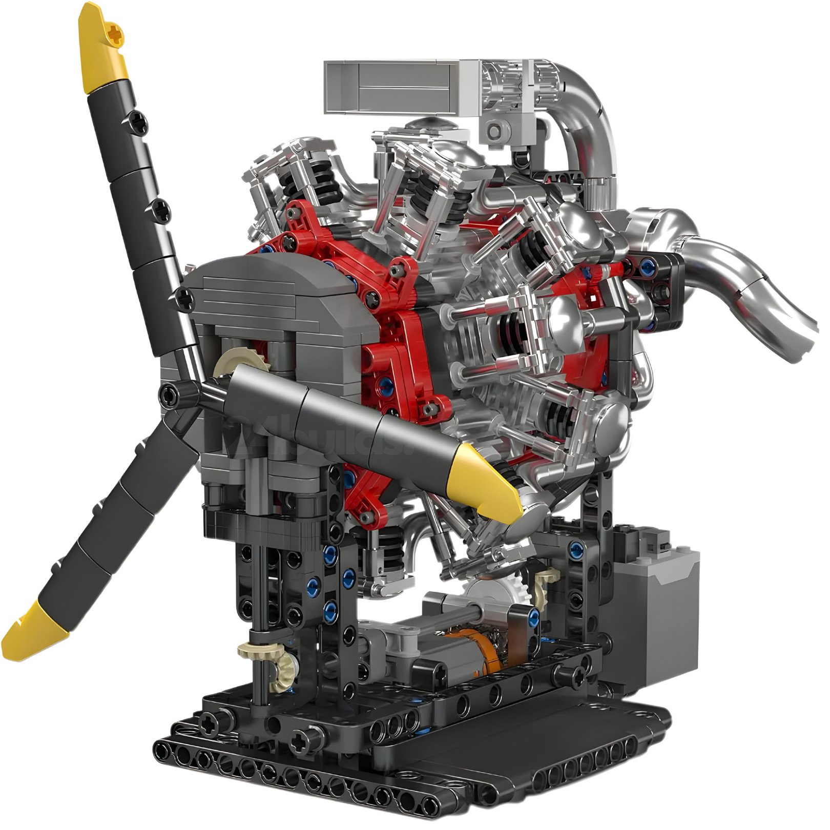 Motorised Radial Aircraft Engine | 1146pcs