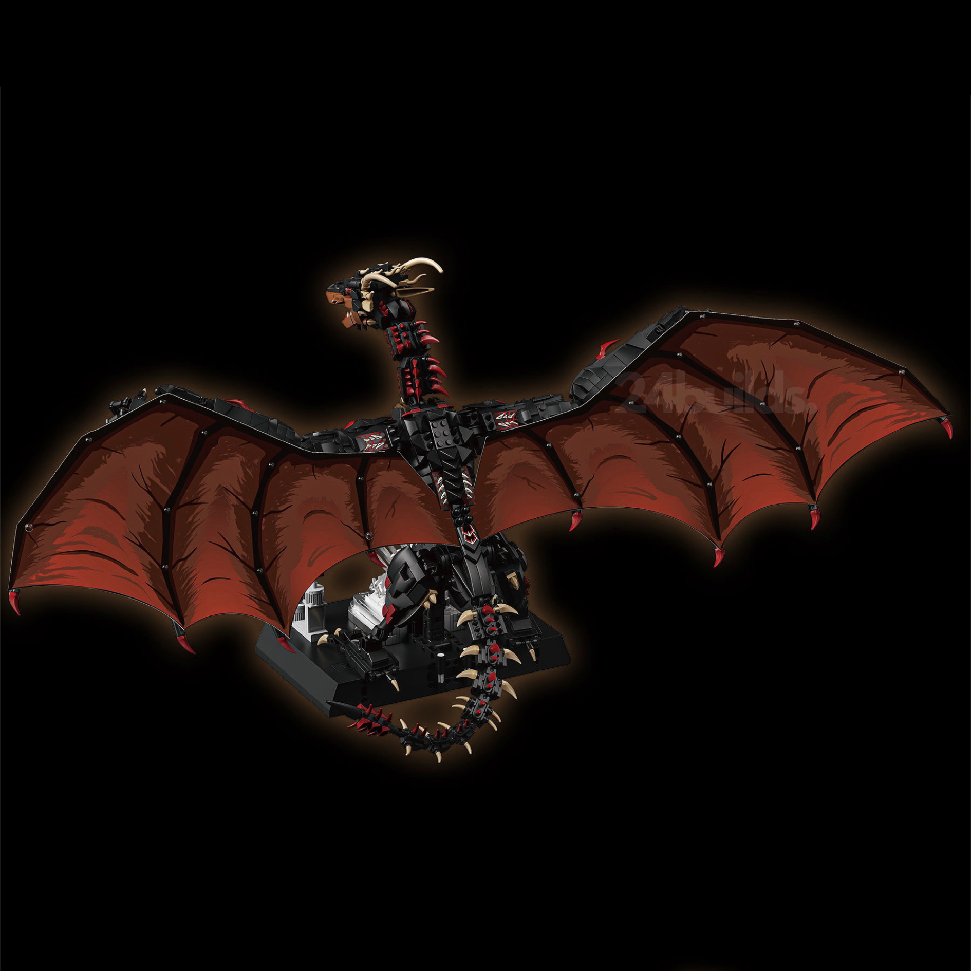 Crimson Dragon | 1690pcs | Block World