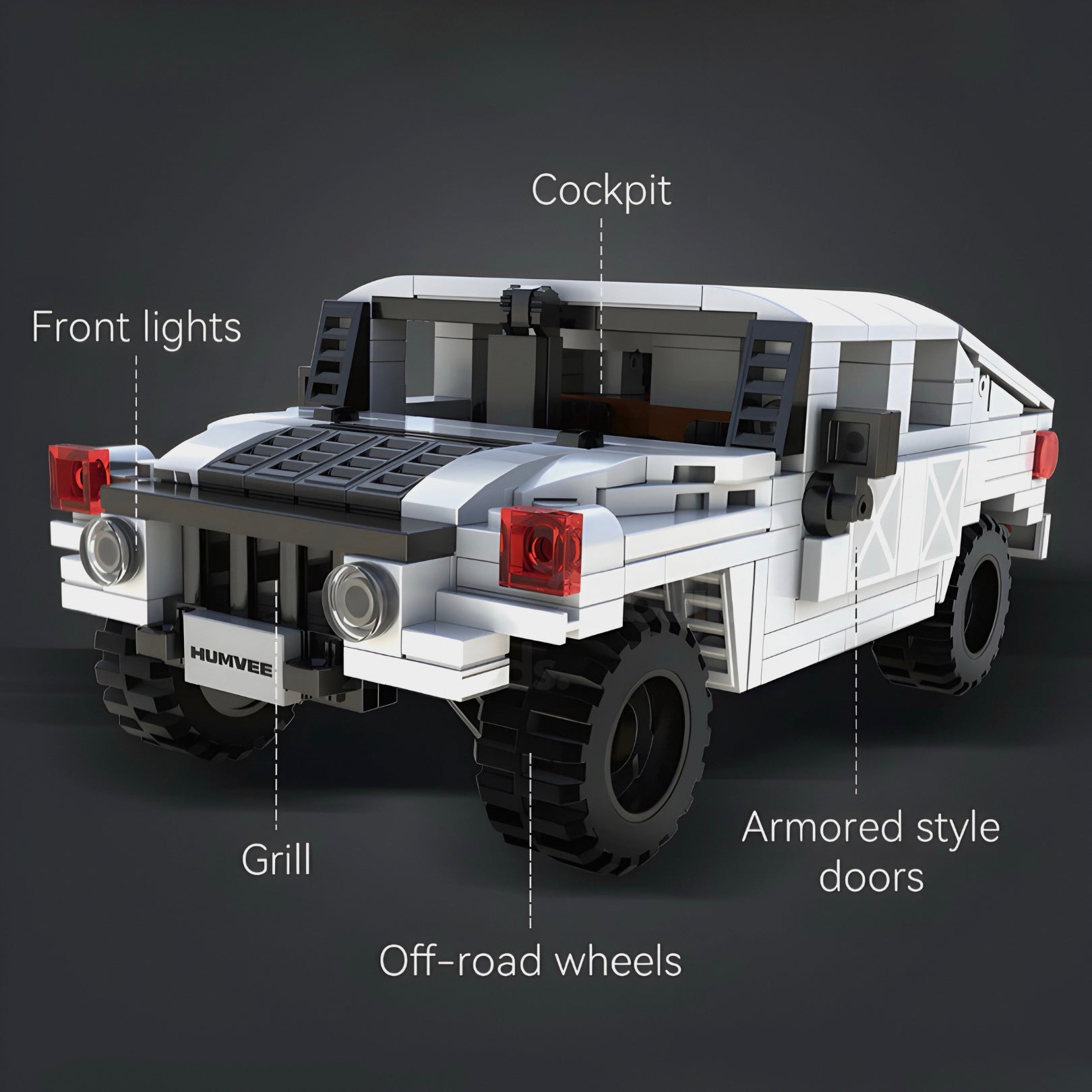 Humvee C-Series | 330pcs | Block World