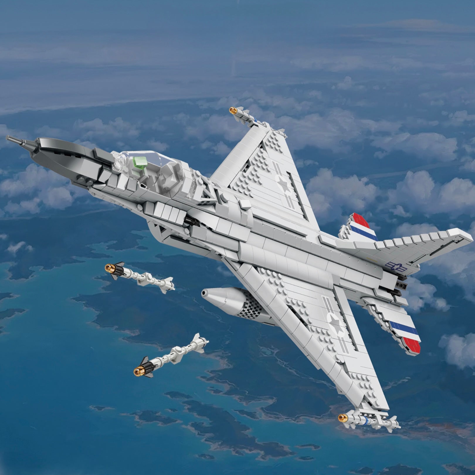 F-16 Fighter Jet | 1462pcs | Block World