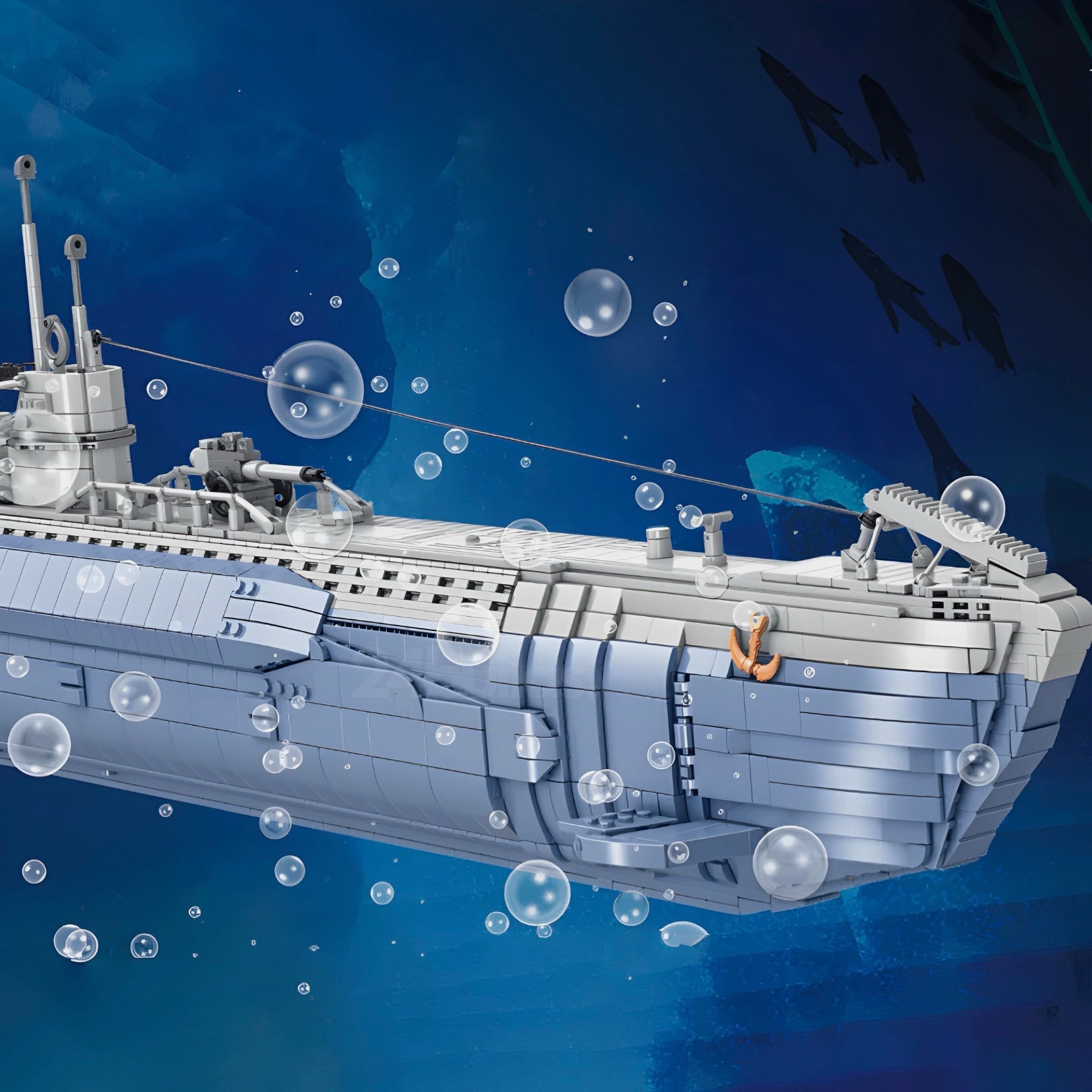 Viic U-552 Submarine | 6172pcs