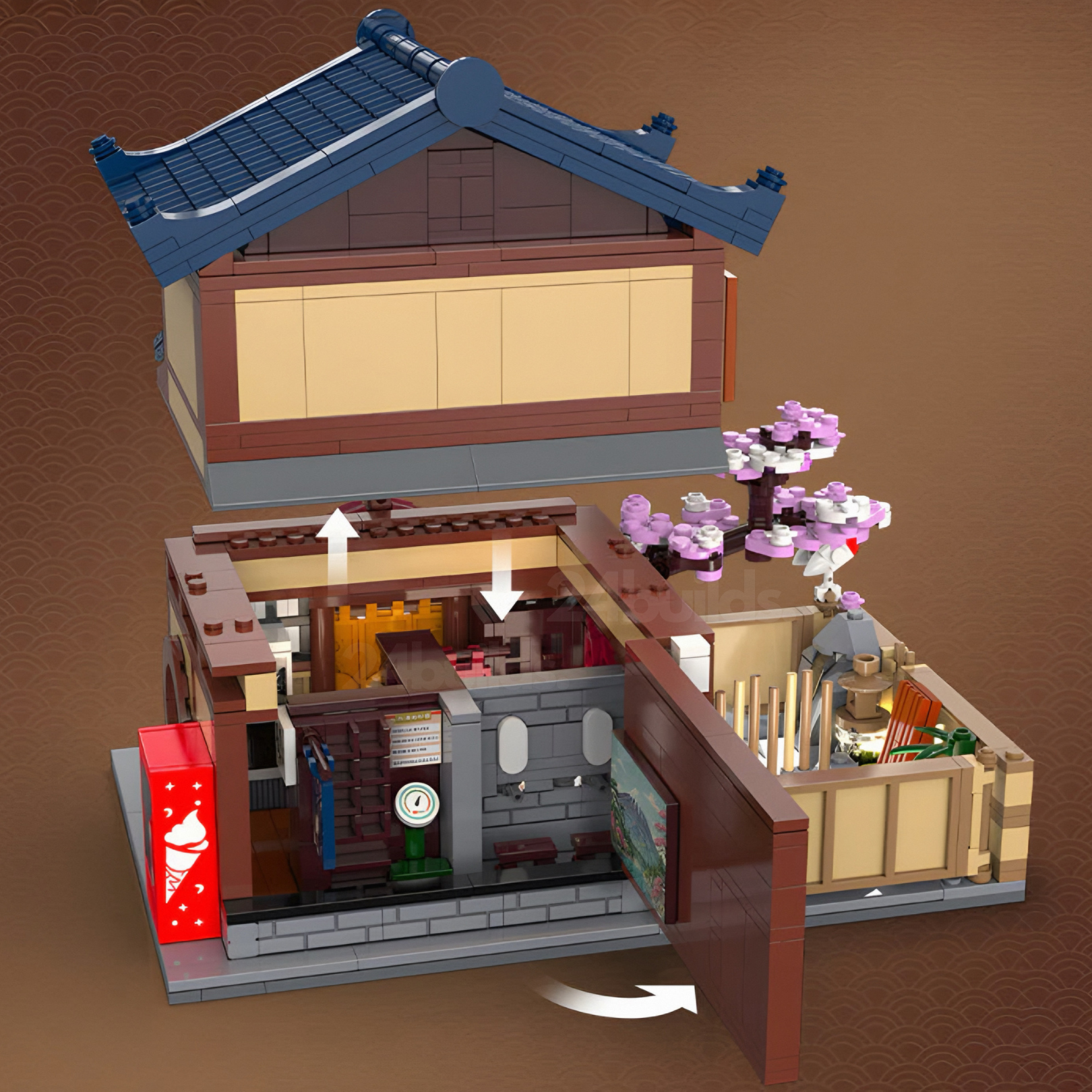 Japanese Sento | 1250pcs | Block World