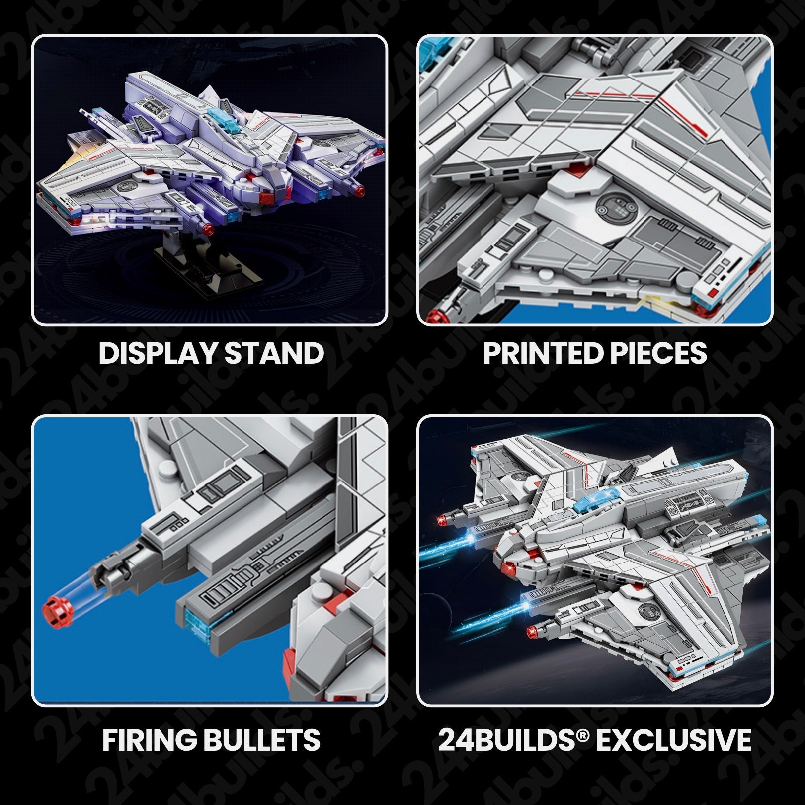 Intergalactic Strike Warship | 862pcs | Block World