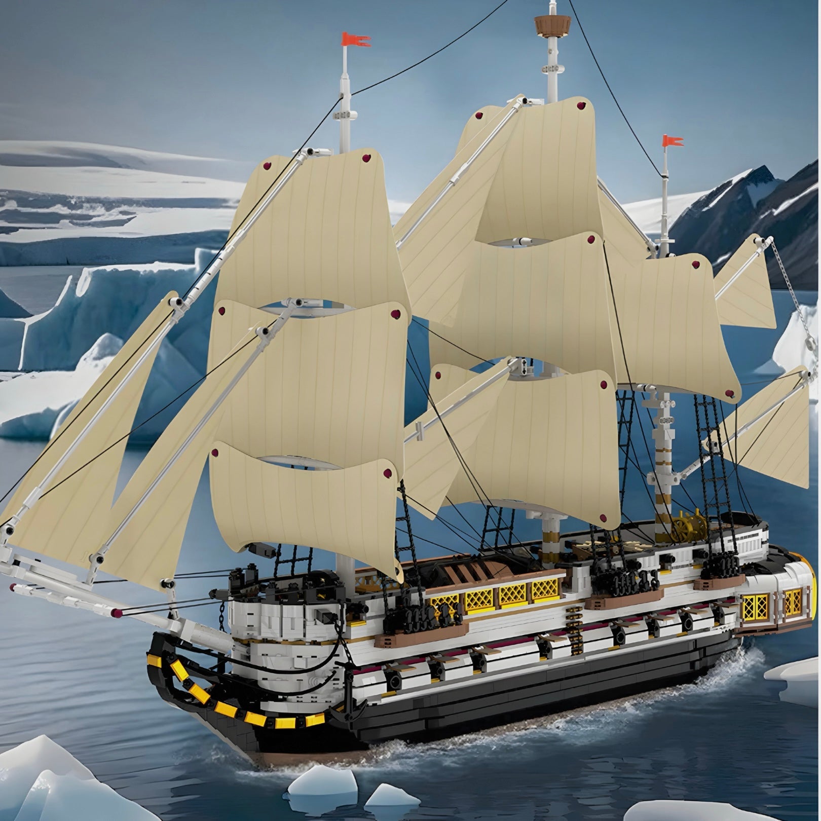 Endeavor Explorer Ship | 3556pcs | Block World