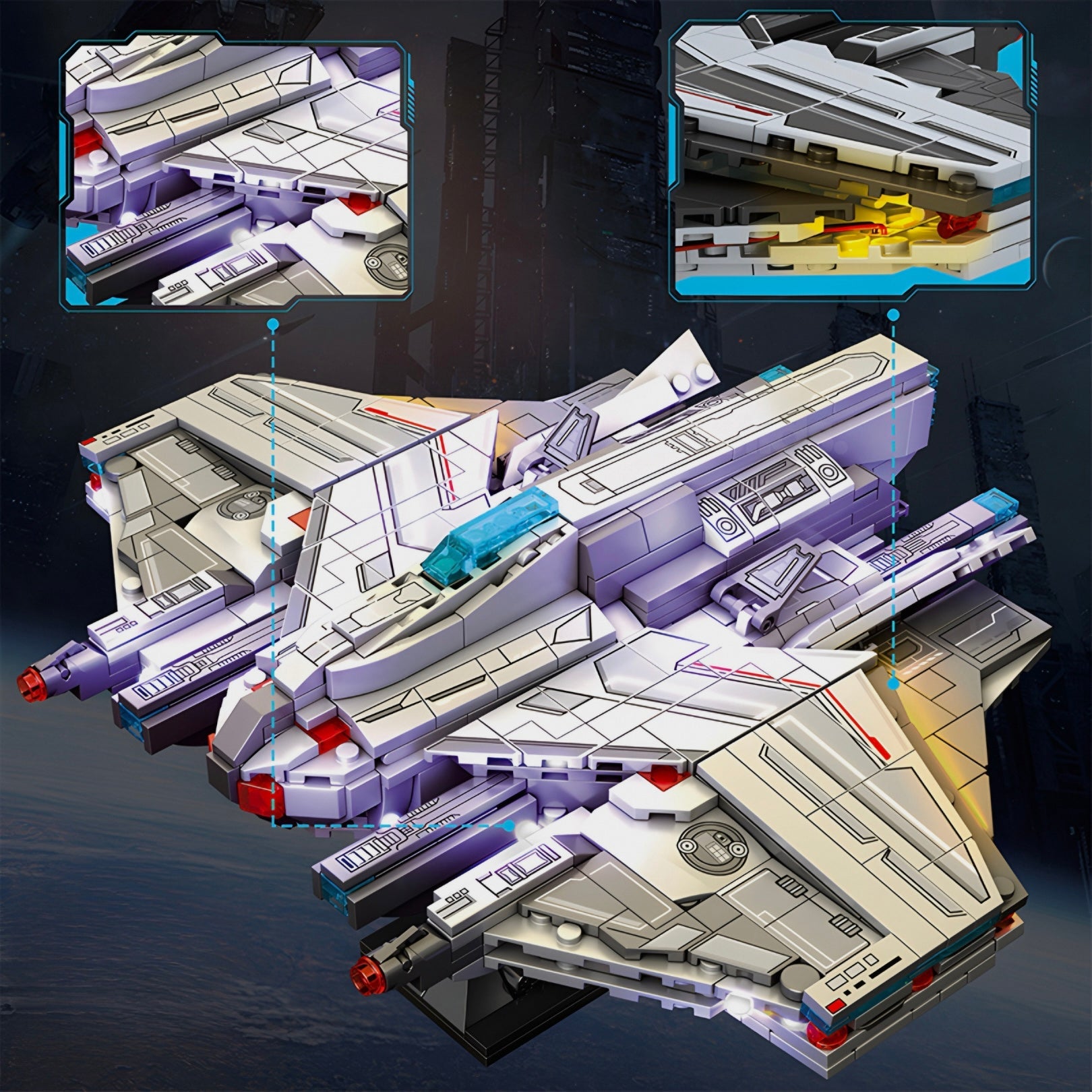 Intergalactic Strike Warship | 862pcs | Block World