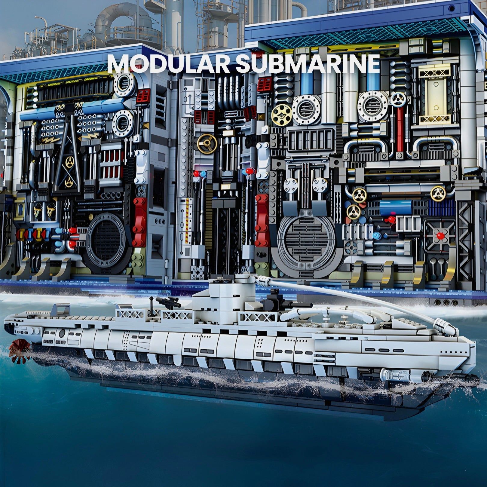 The Submarine Factory | 3466pcs
