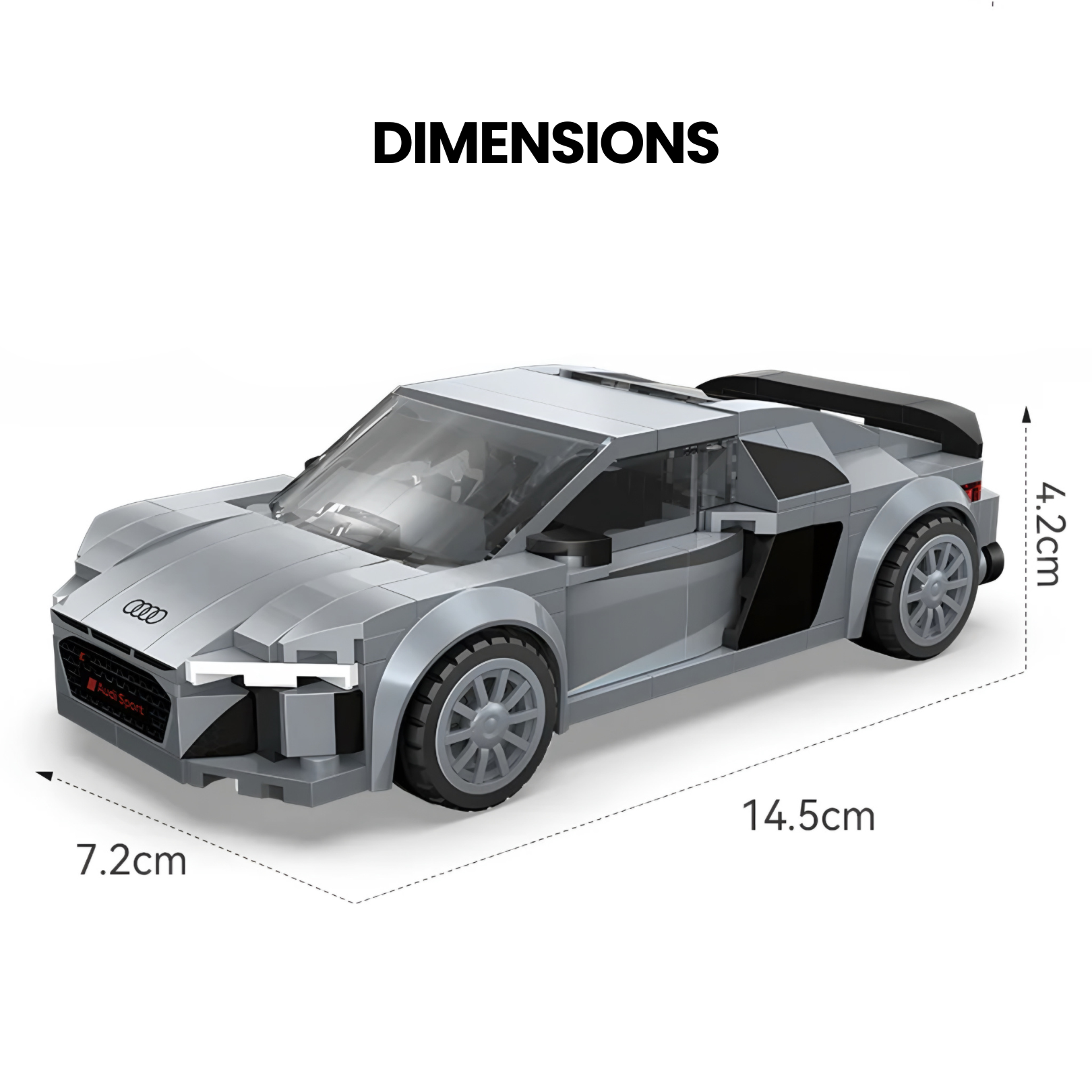 Audi R8 Coupe | 204pcs | Block World