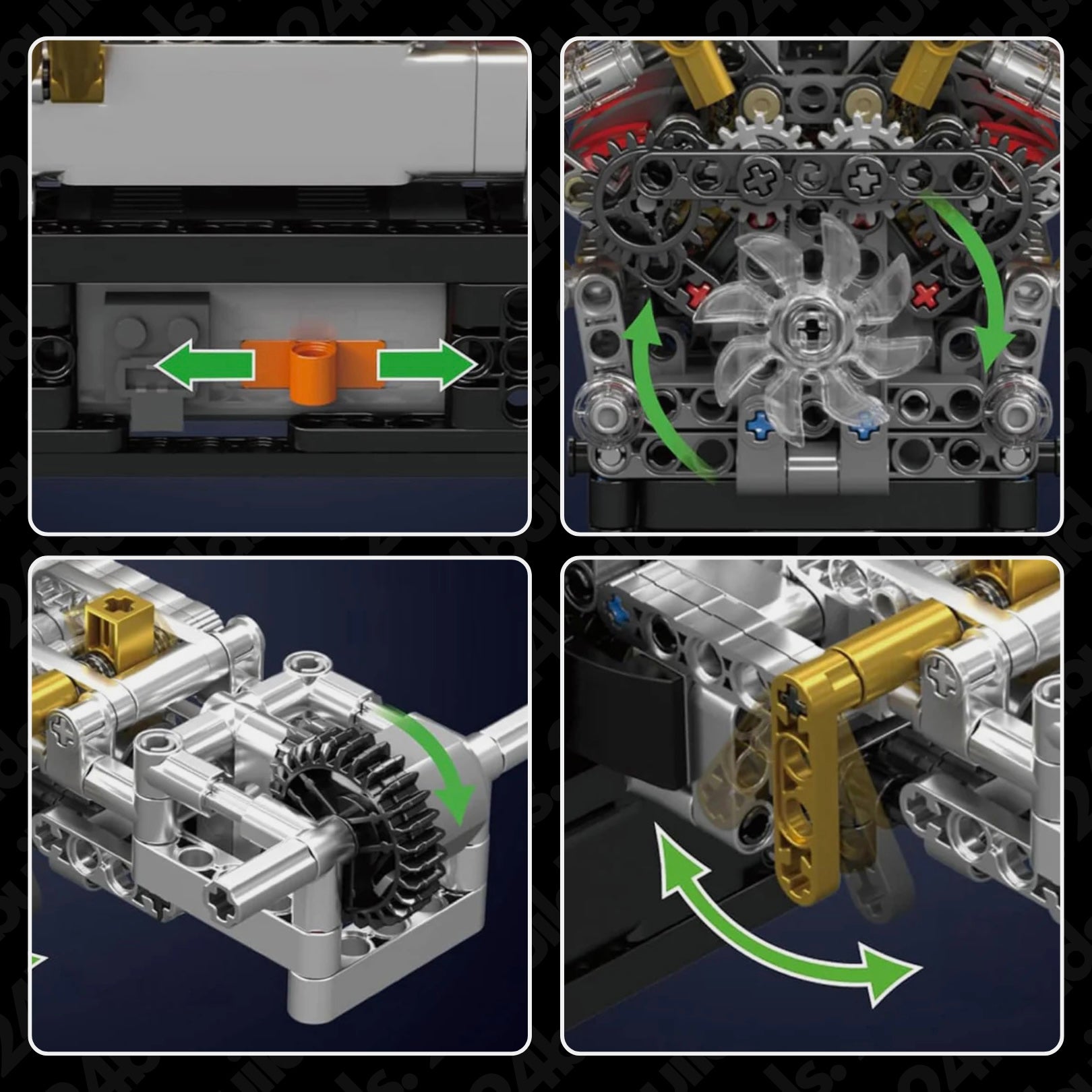 6.5l Naturally Aspirated V12 British Engine | 976pcs