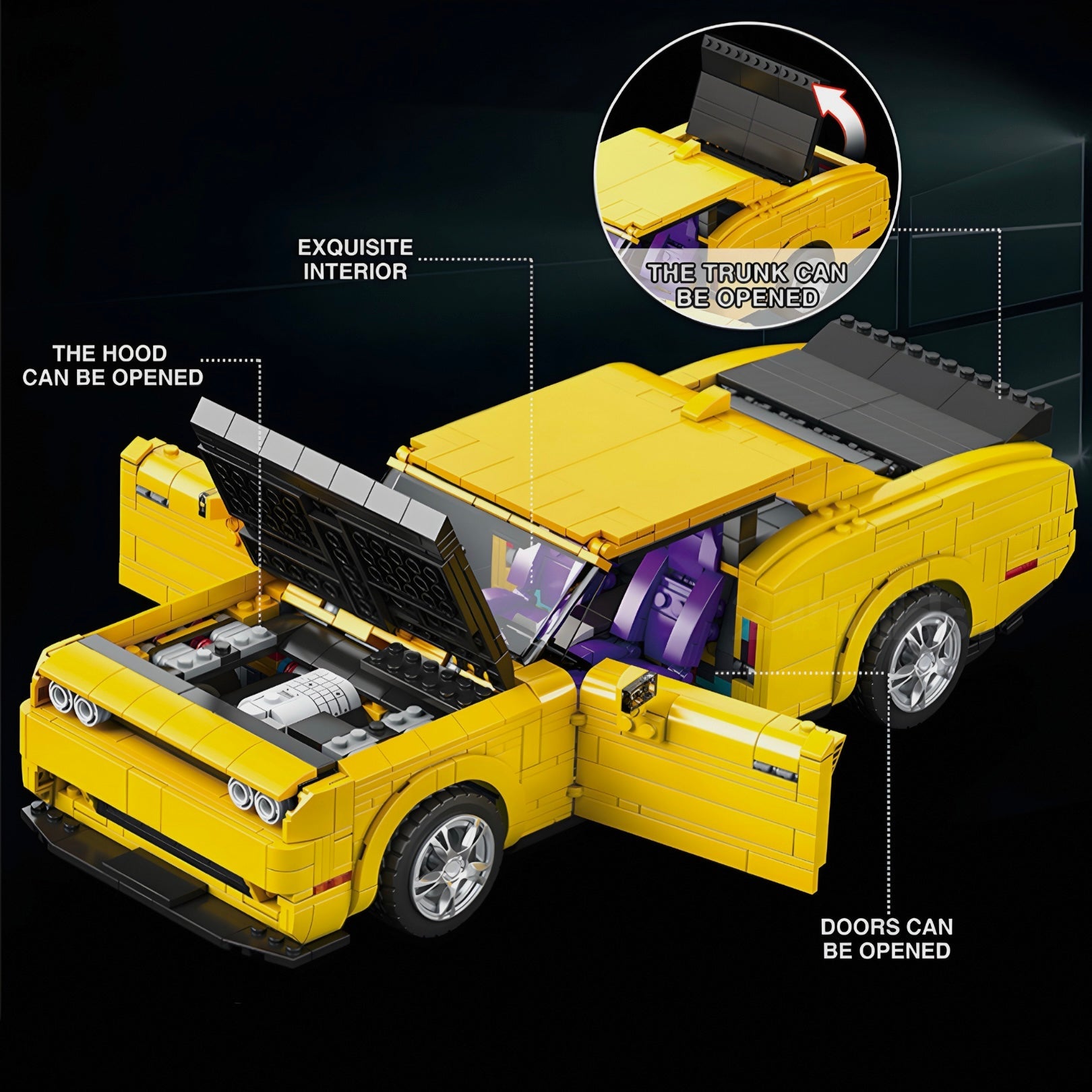 Limited Edition American Muscle | 1740pcs | Block World