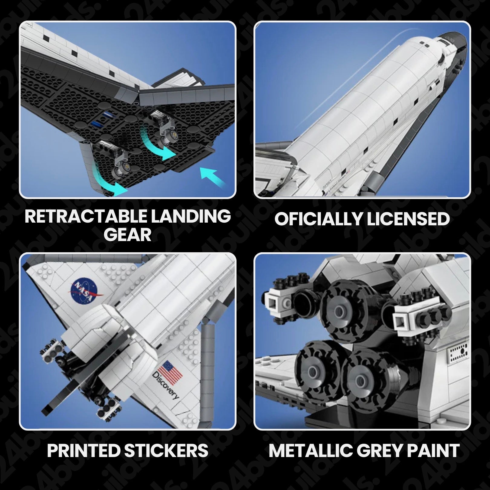 Nasa Space Shuttle Discovery | 1826pcs