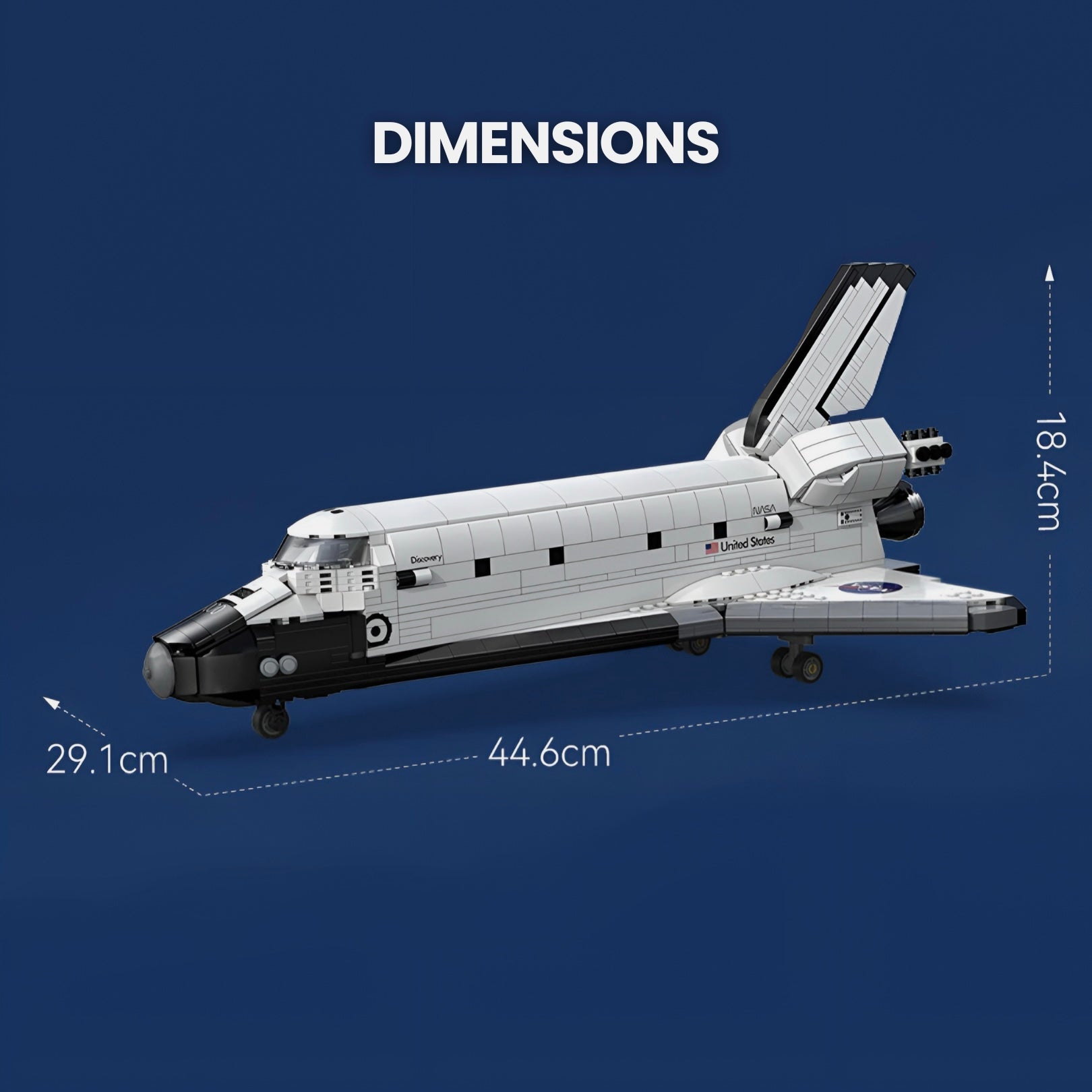 Nasa Space Shuttle Discovery | 1826pcs