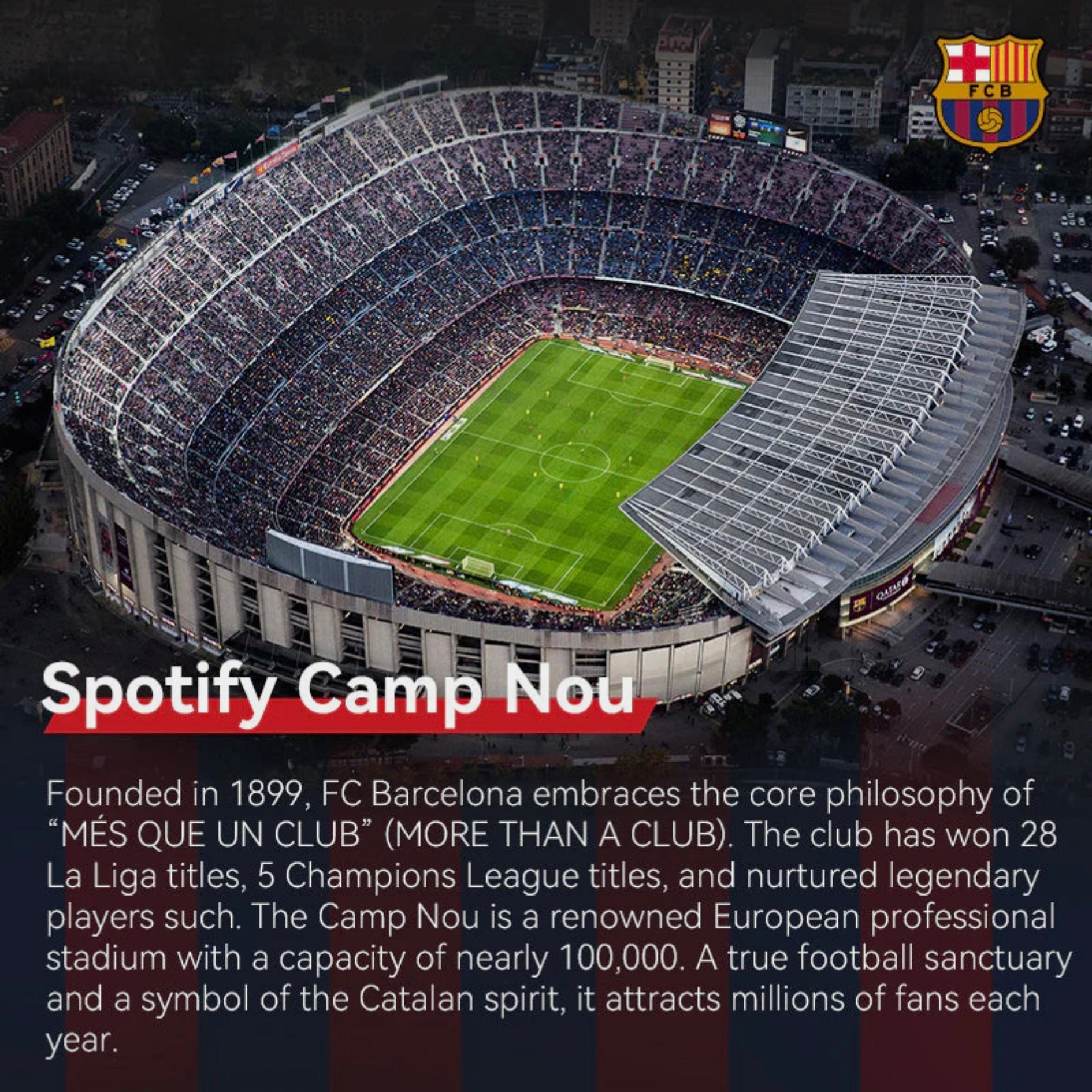 Fc Barcelona Spotify Camp Nou | 728pcs