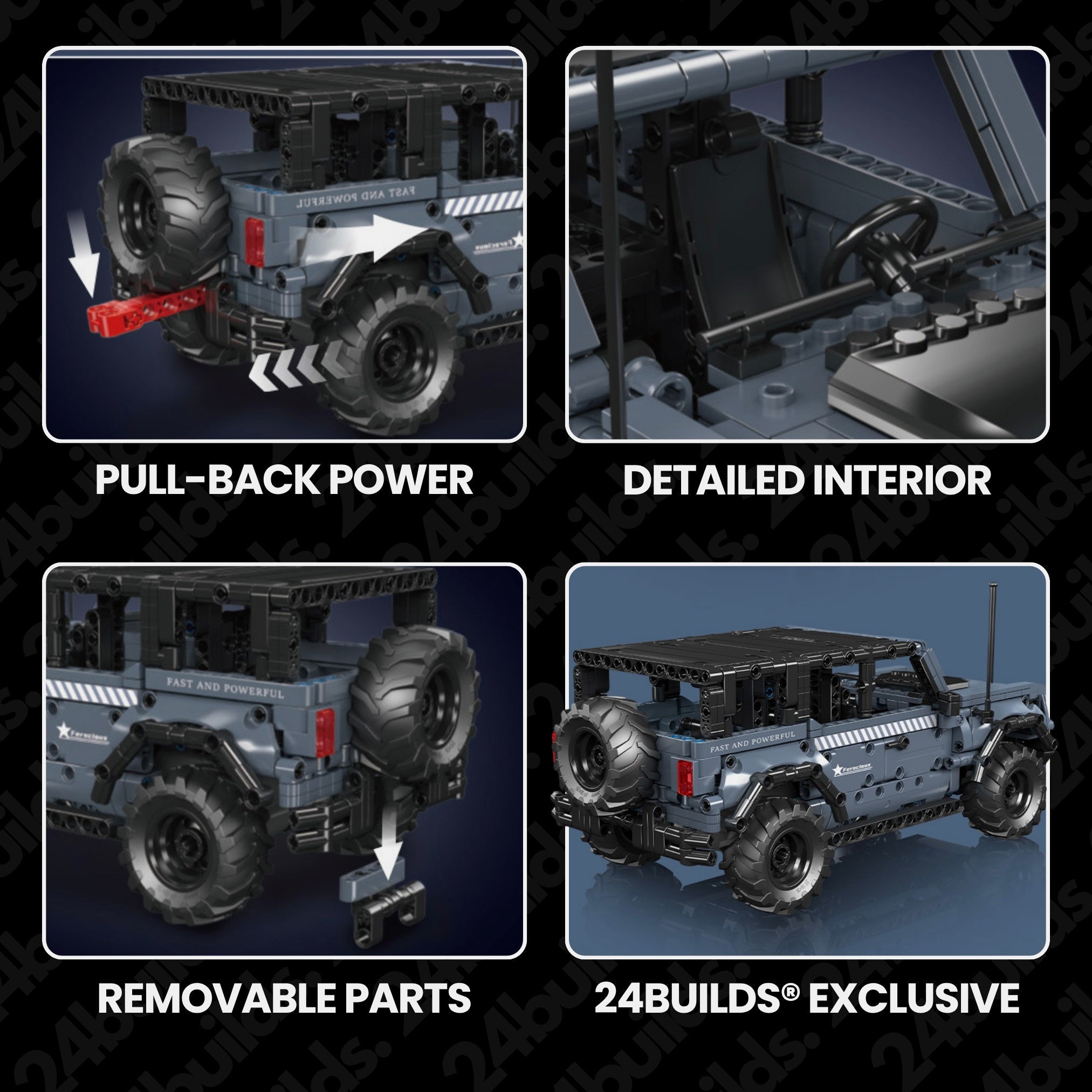 2024 American Off Roader | 828pcs | Block World