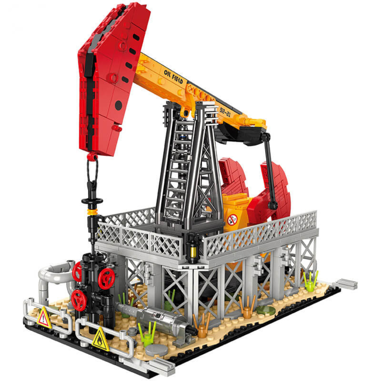 Industrial Oil Refinery Complex | 2142pcs | Block World