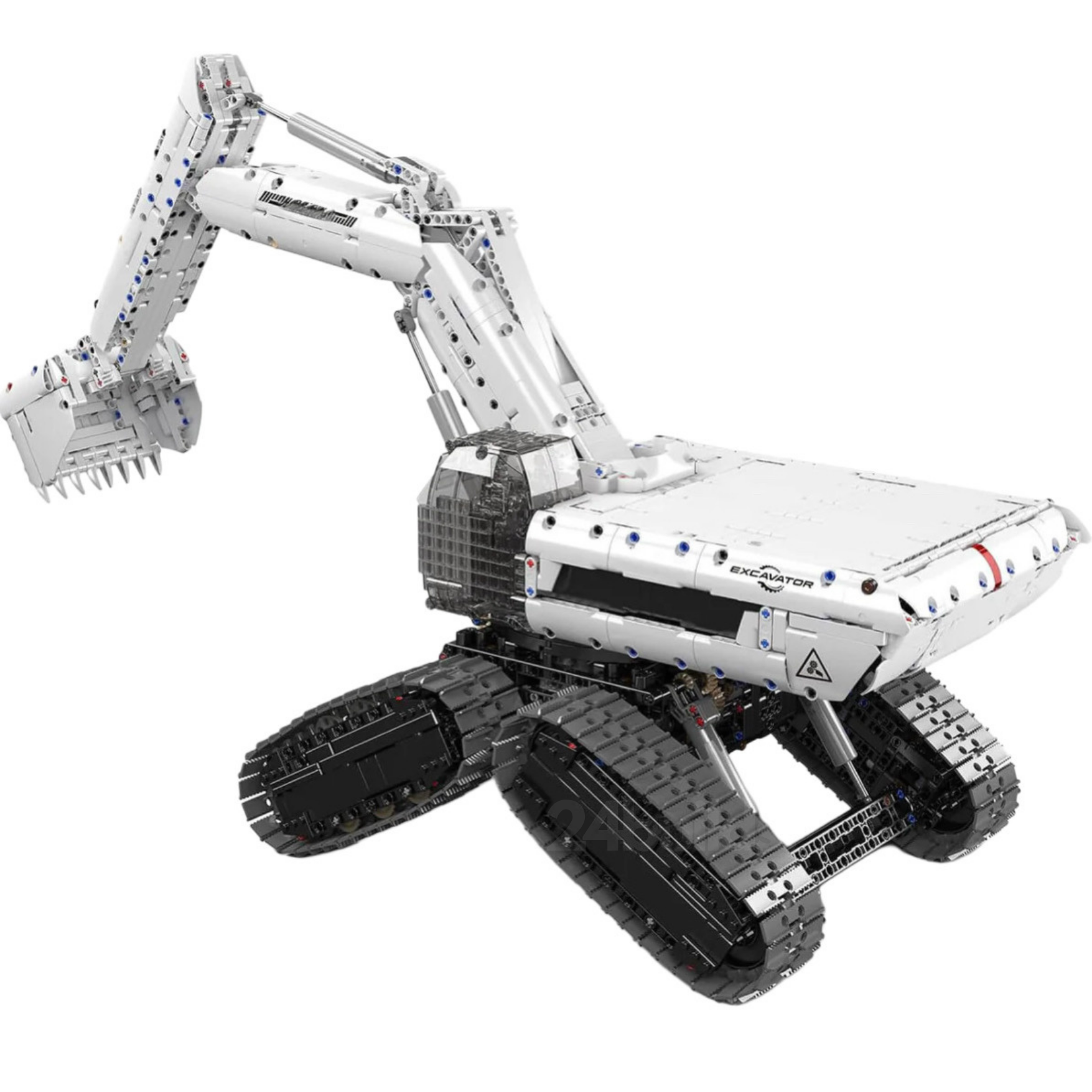 Heavy Duty Crawler Excavator | 3196pcs | Block World