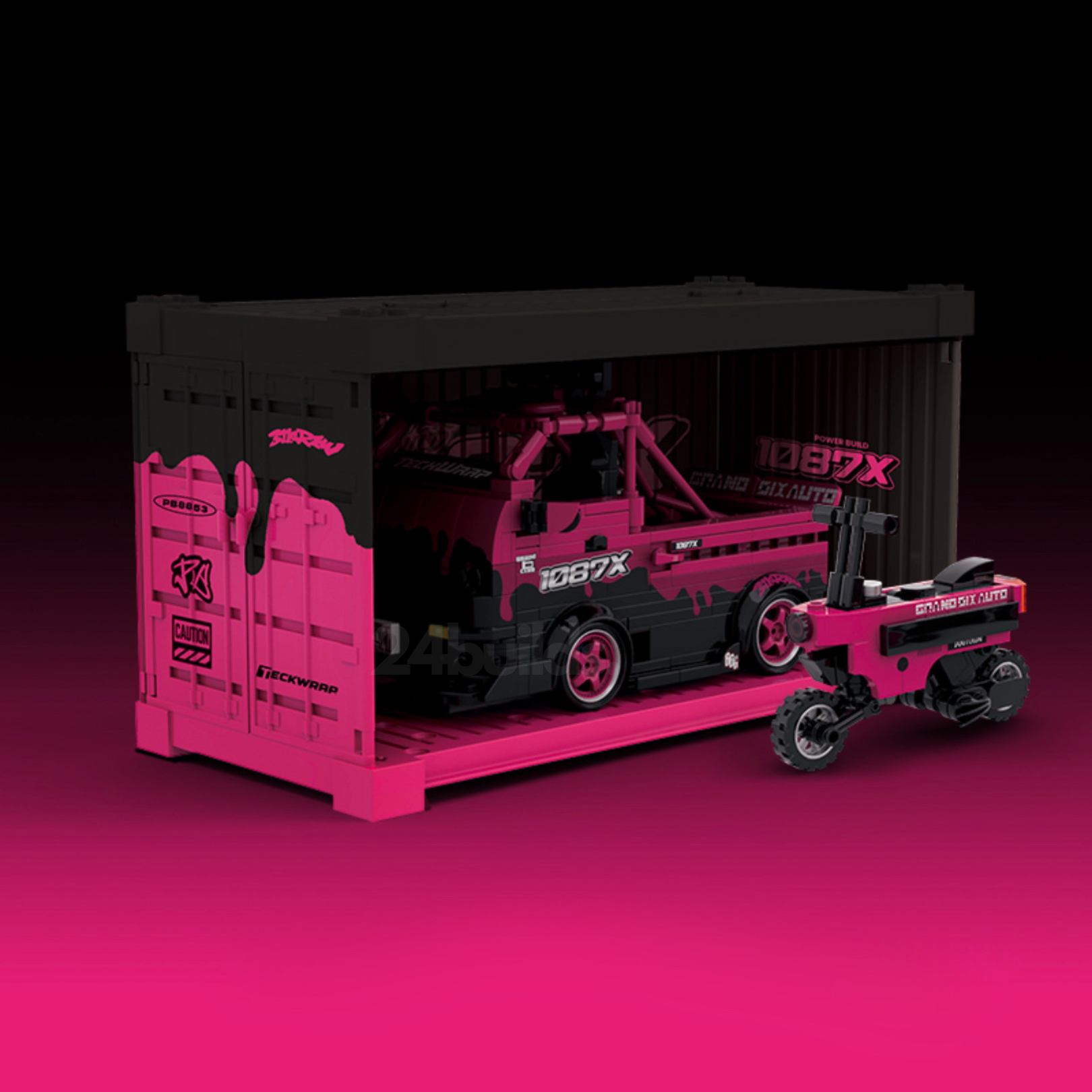 1087x Drift Team Repair Truck | 472pcs | Block World