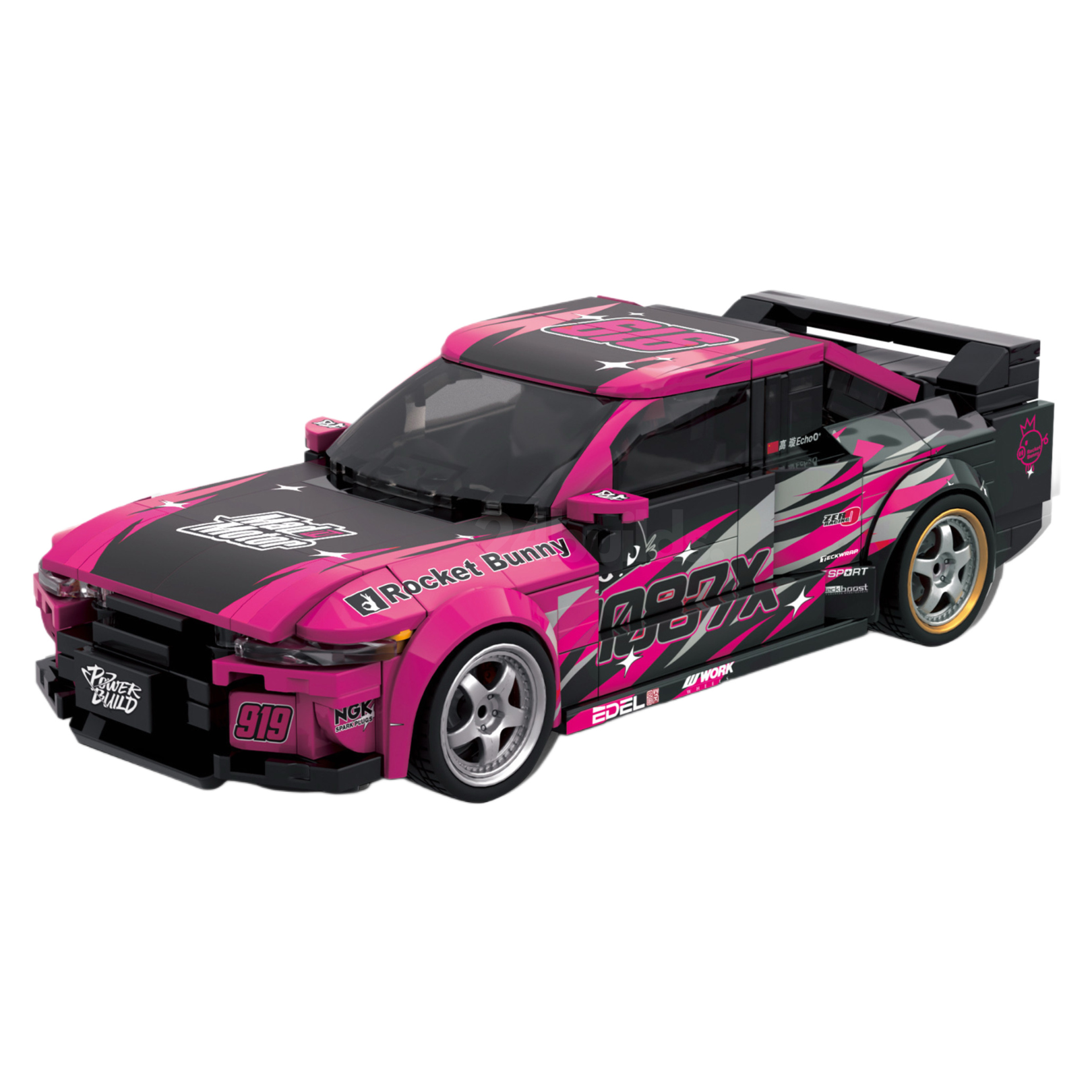 1087x Drift Team R32 | 412pcs | Block World