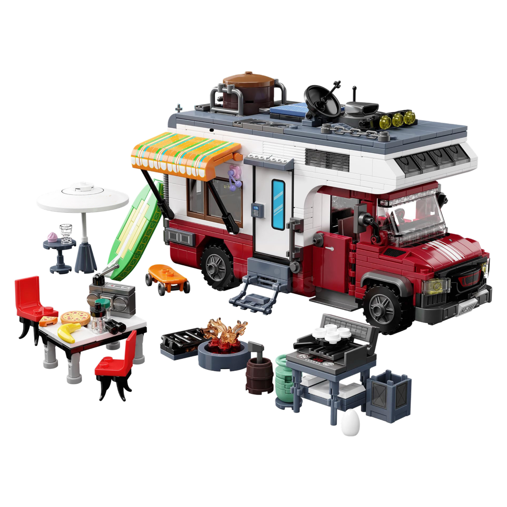 Beach Camper Van | 928pcs | Block World