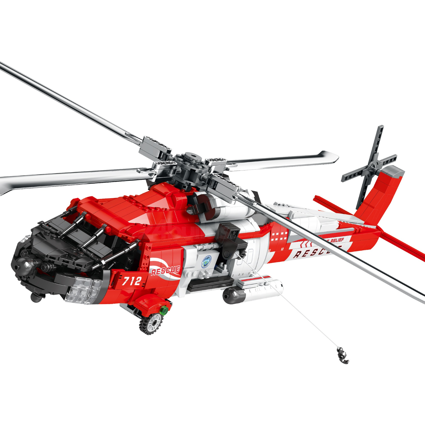HH-60J Rescue Helicopter | 1138pcs | Block World