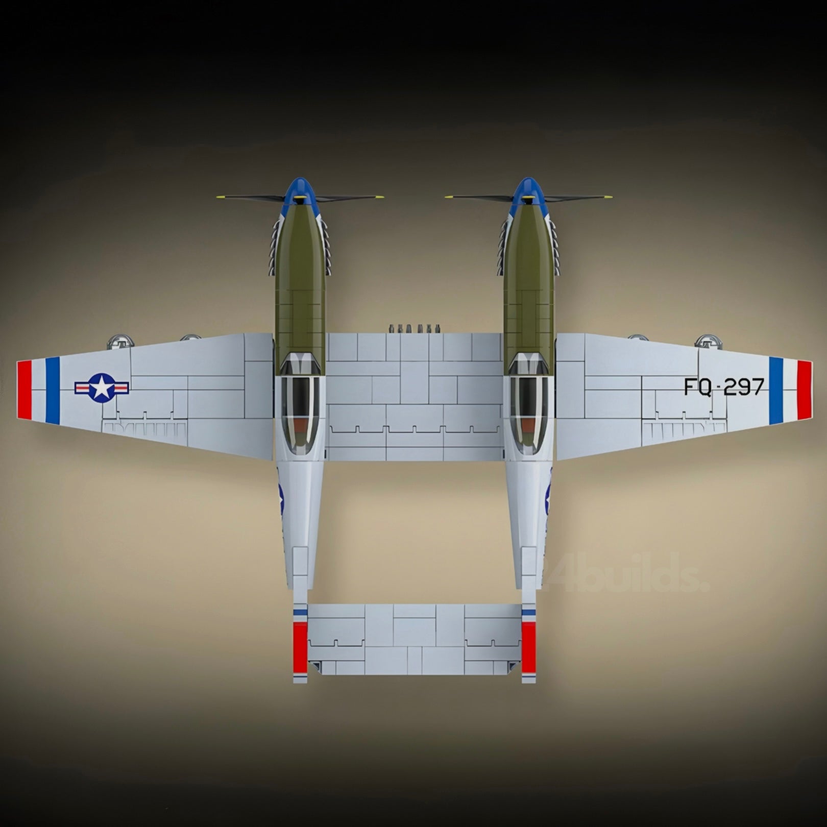 North American F-82 Twin Mustang | 1108pcs