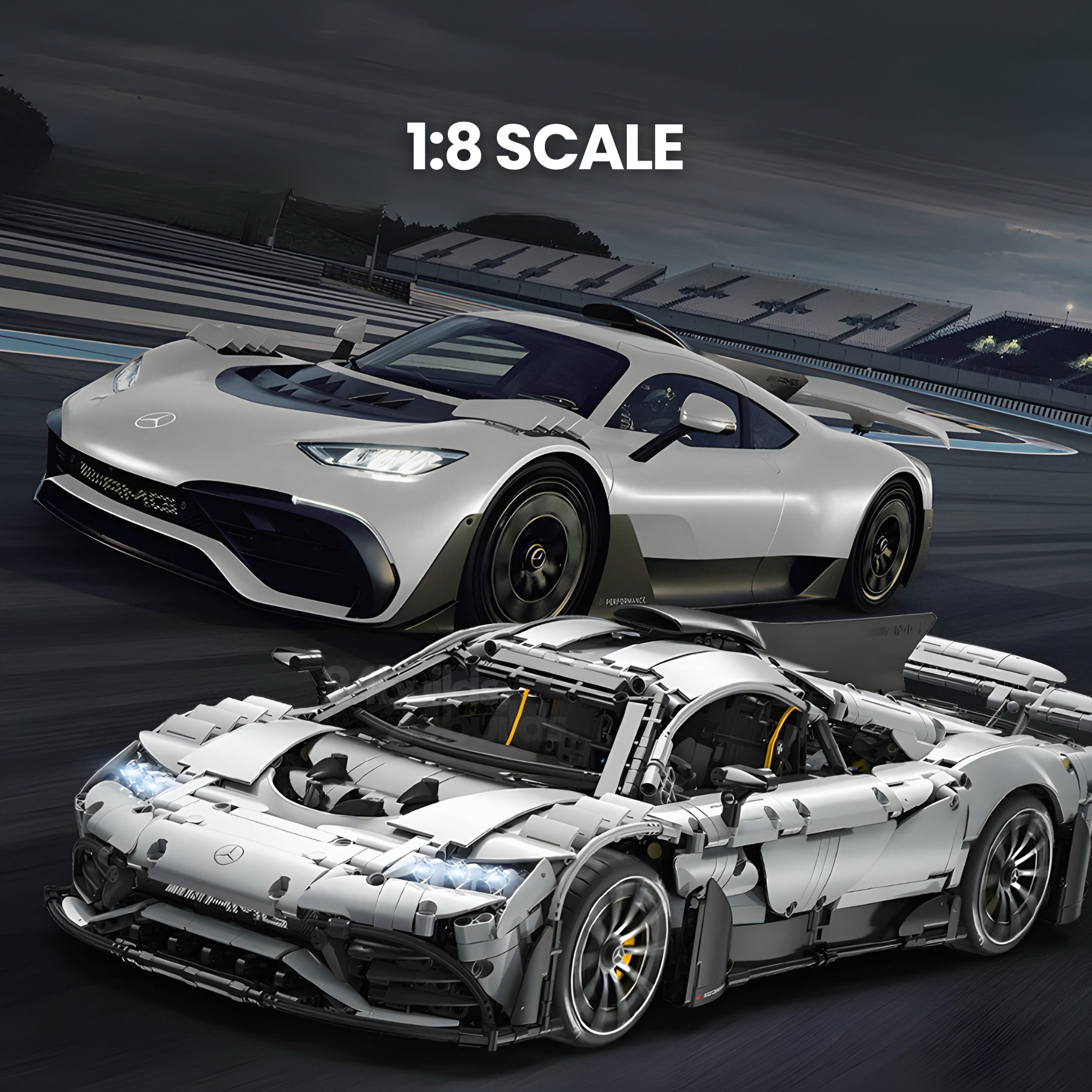 Mercedes-amg One | 3296pcs