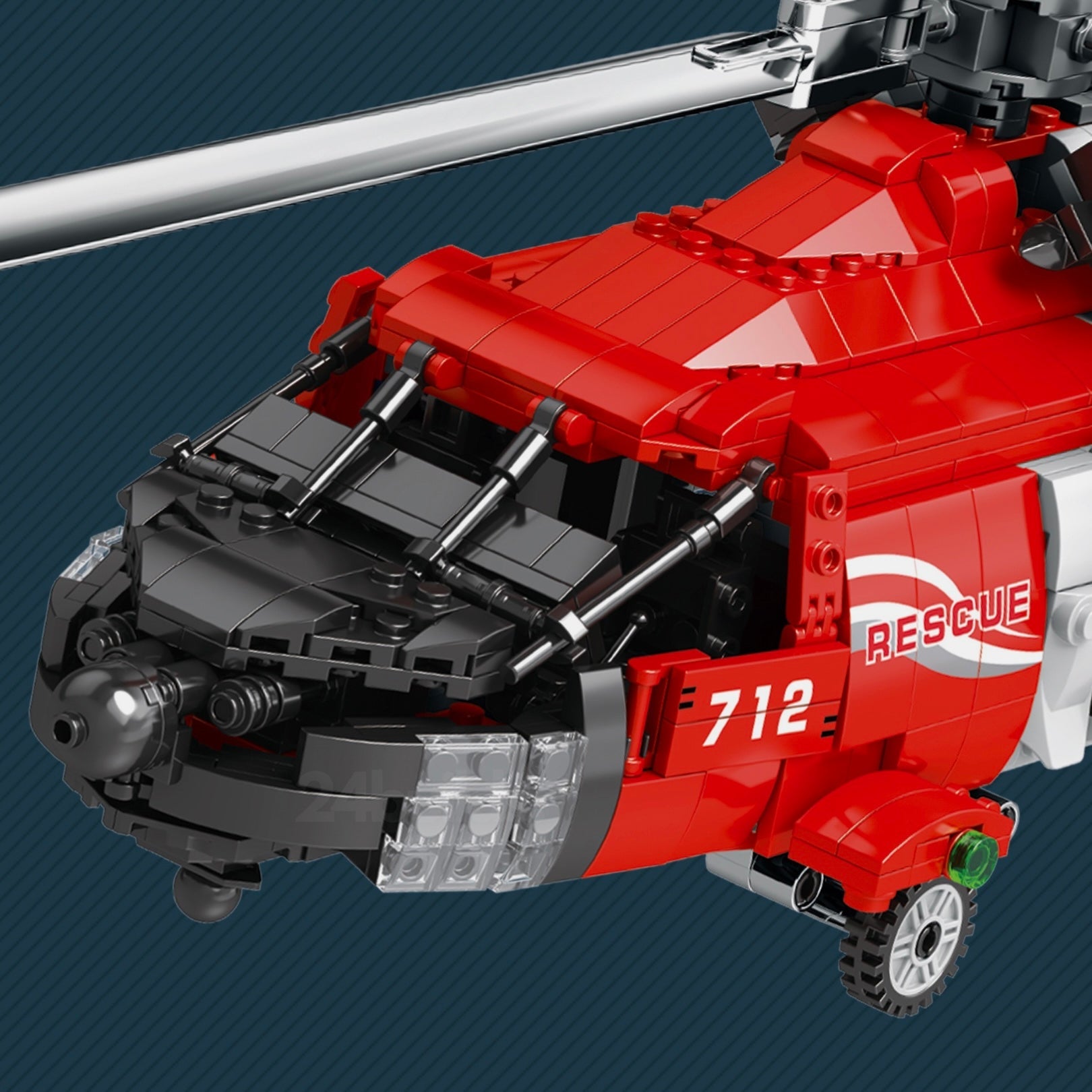HH-60J Rescue Helicopter | 1138pcs | Block World