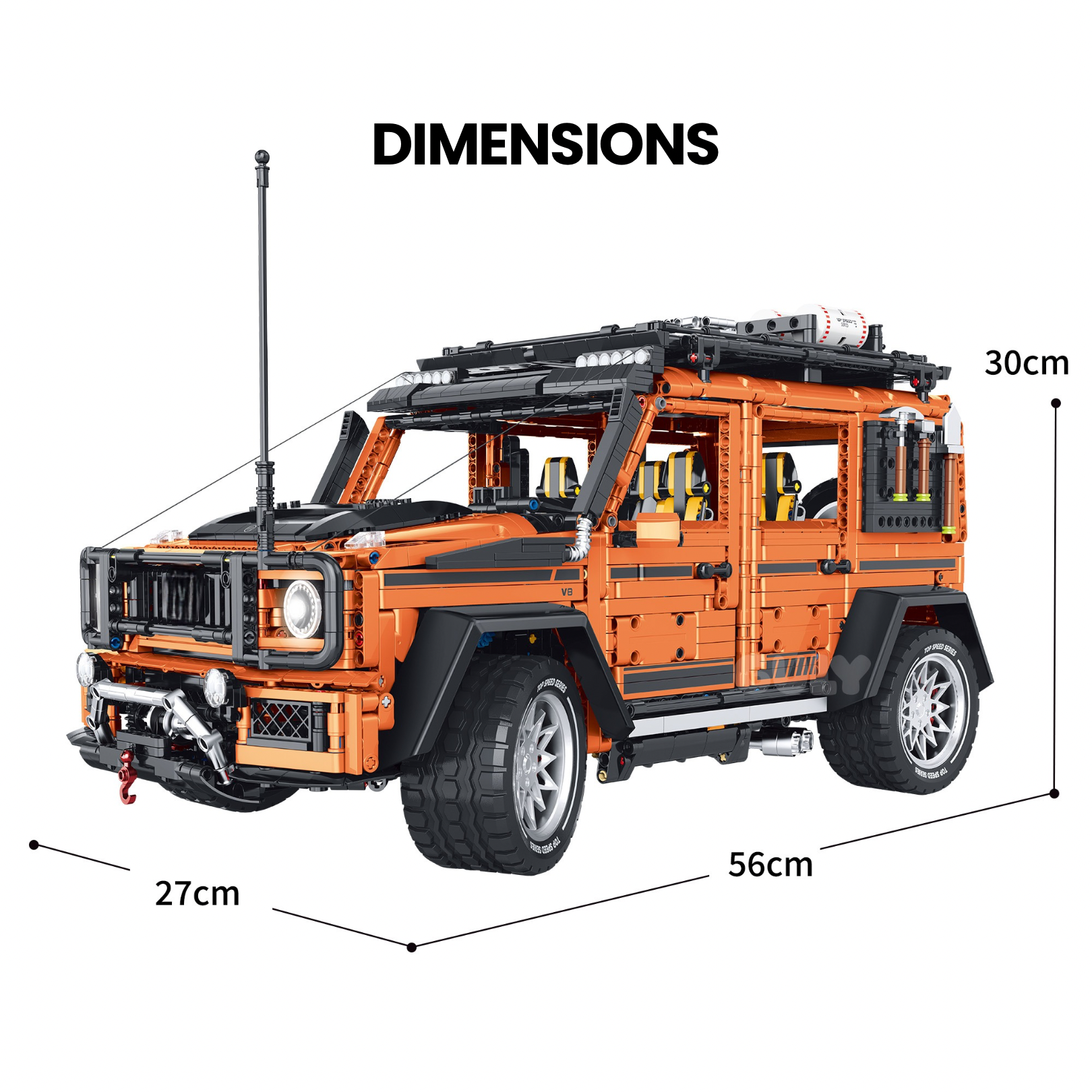 The Ultimate G Wagon | 3916pcs