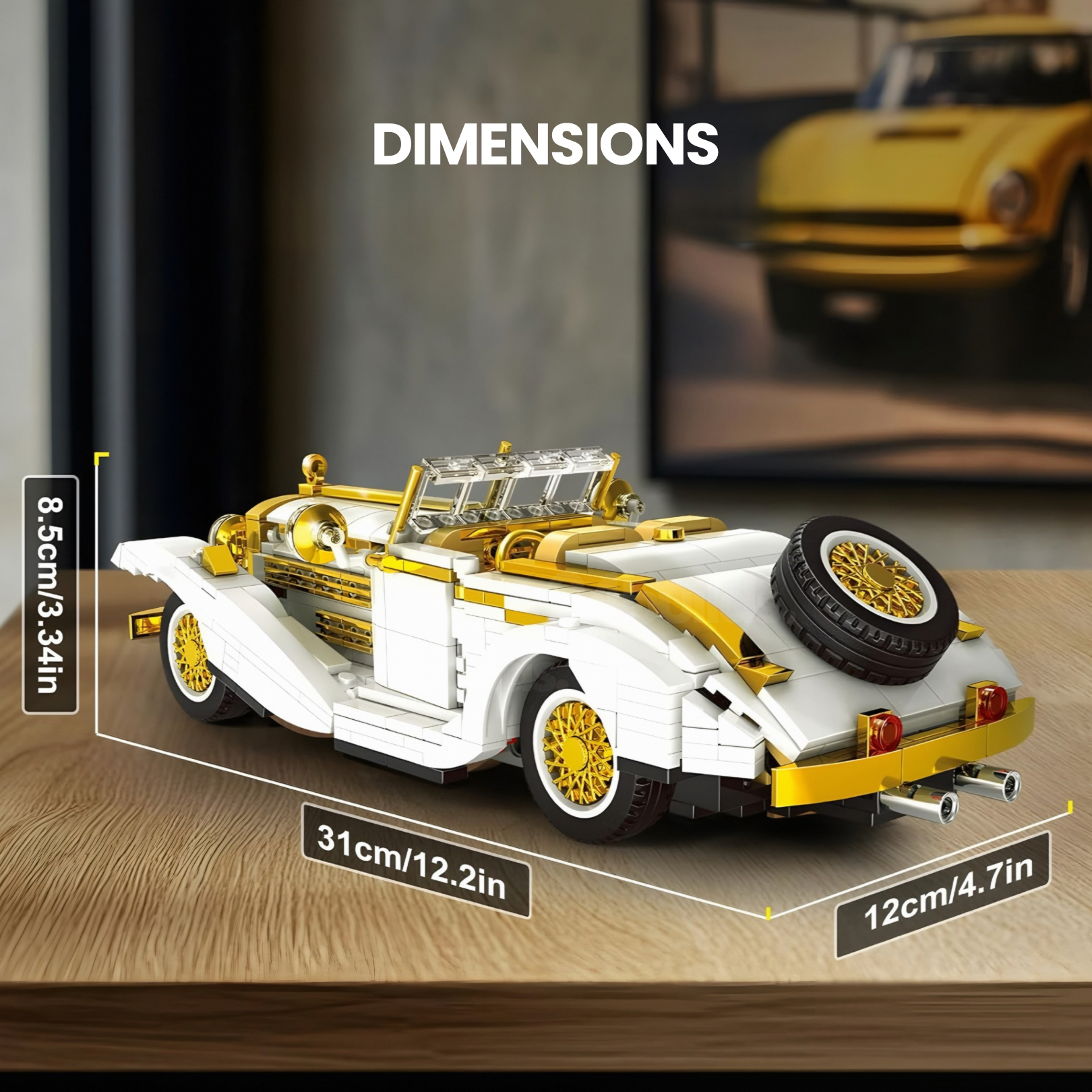 1920s British Luxury Coupe | 954pcs | Block World