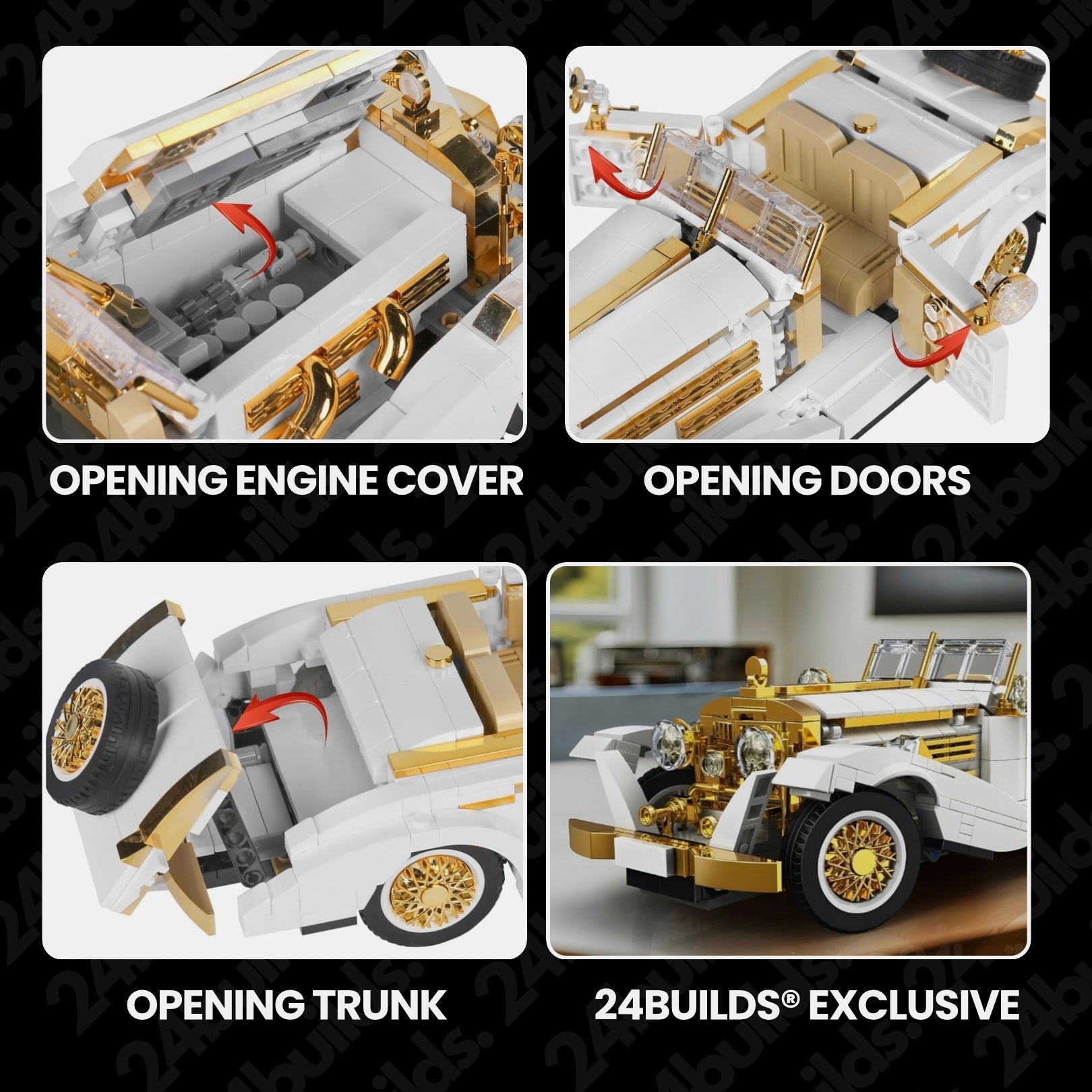 1920s British Luxury Coupe | 954pcs | Block World