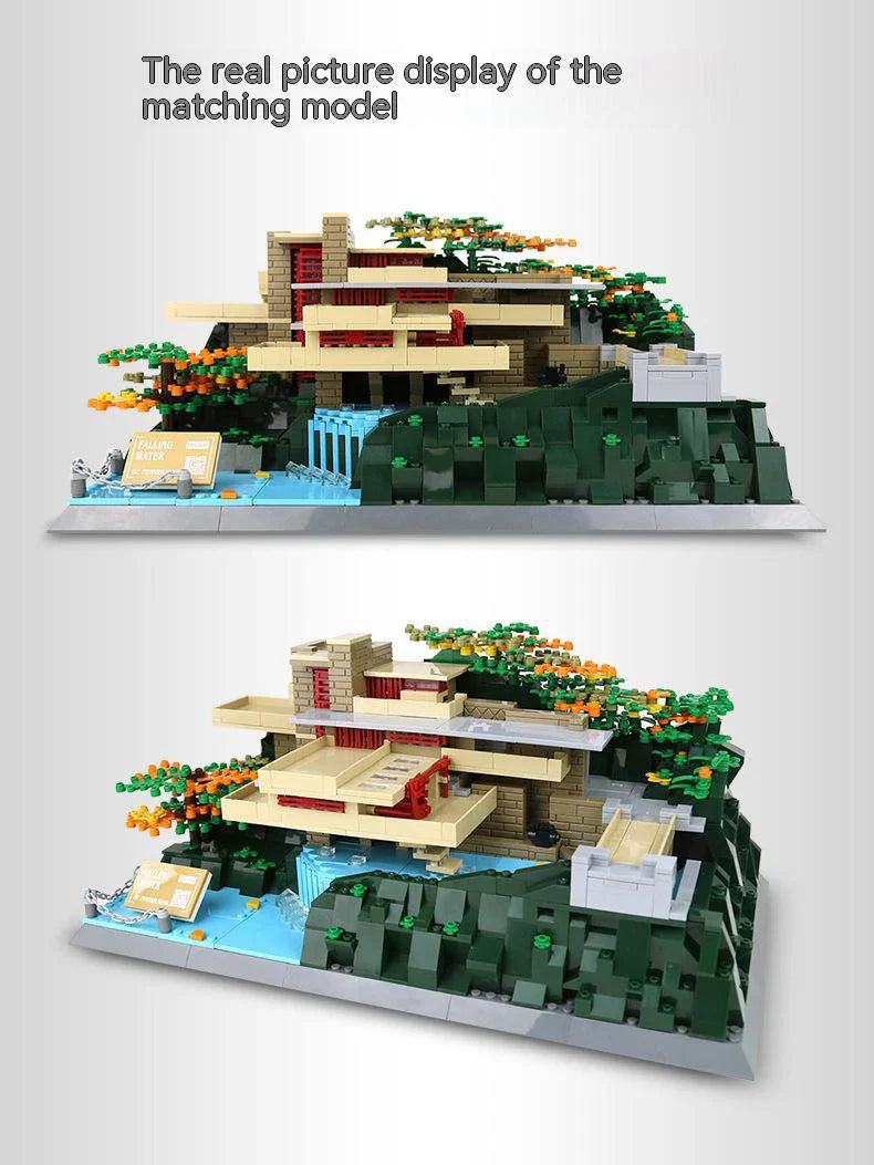 Fallingwater Villa | 1218pcs | Block World