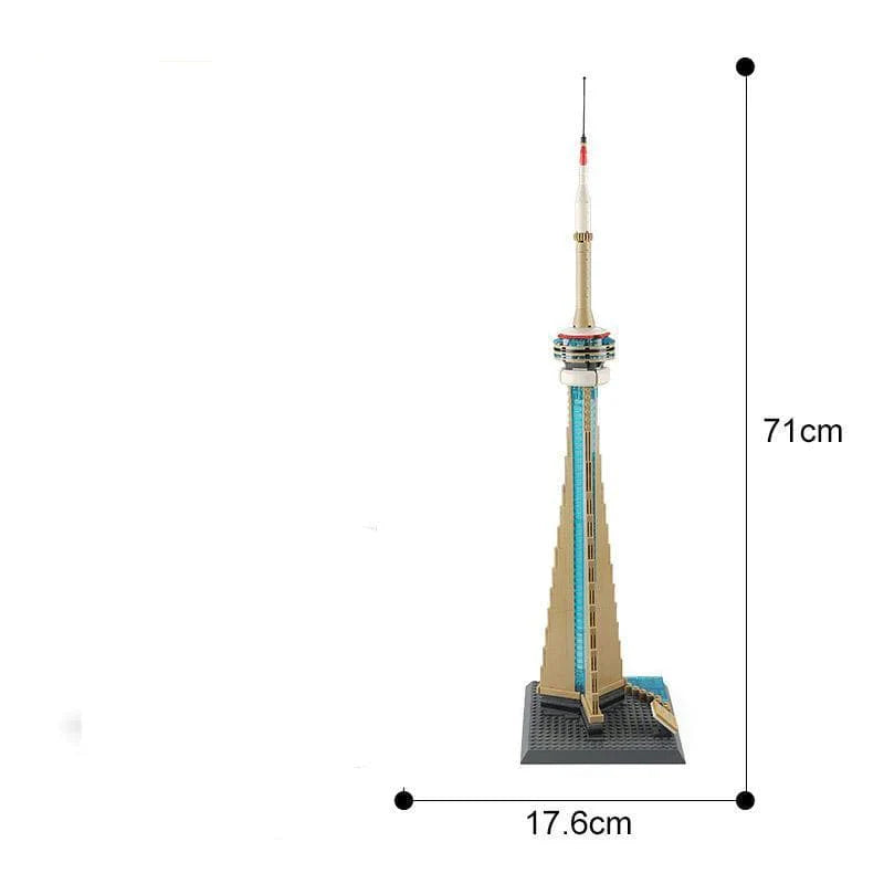 CN Tower Toronto | 400pcs | Block World