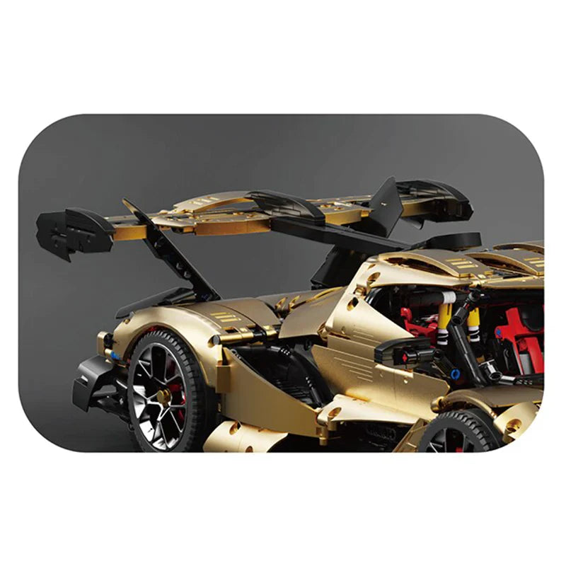 Satin Gold "intense Emotion" Hypercar | 3667pcs