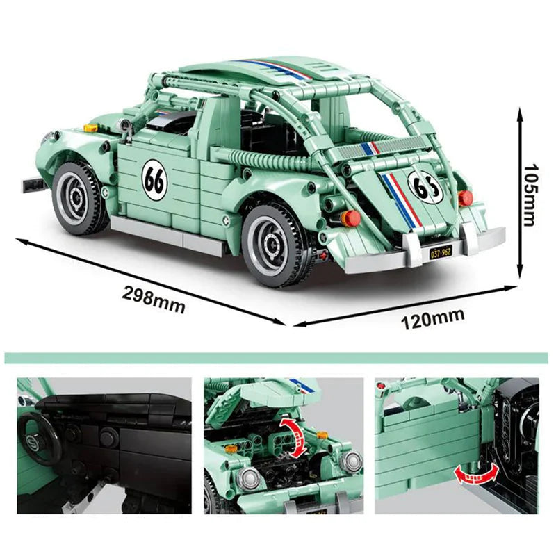 German Bug | 854pcs | Block World