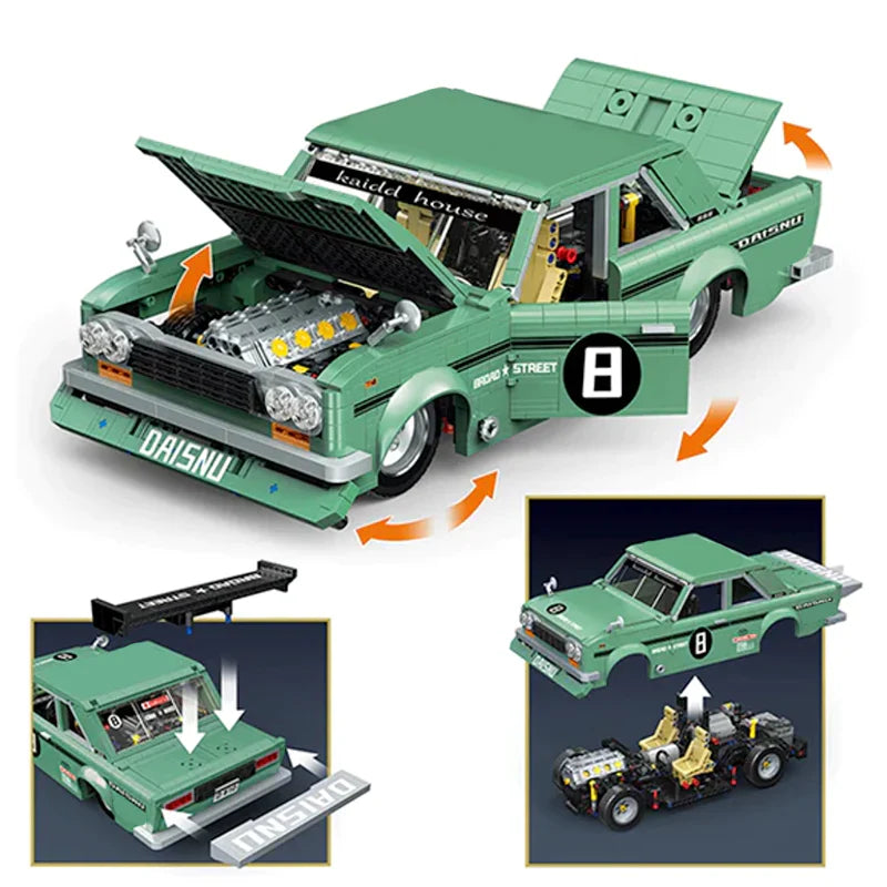 Classic JDM Icon | 1975pcs | Block World
