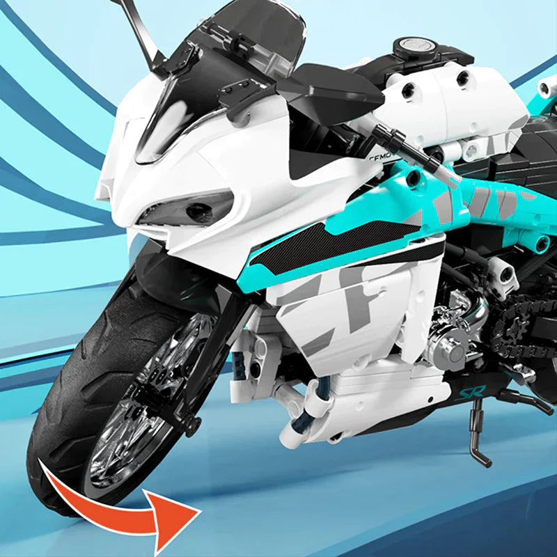 Blaze Biker | 827pcs | Block World