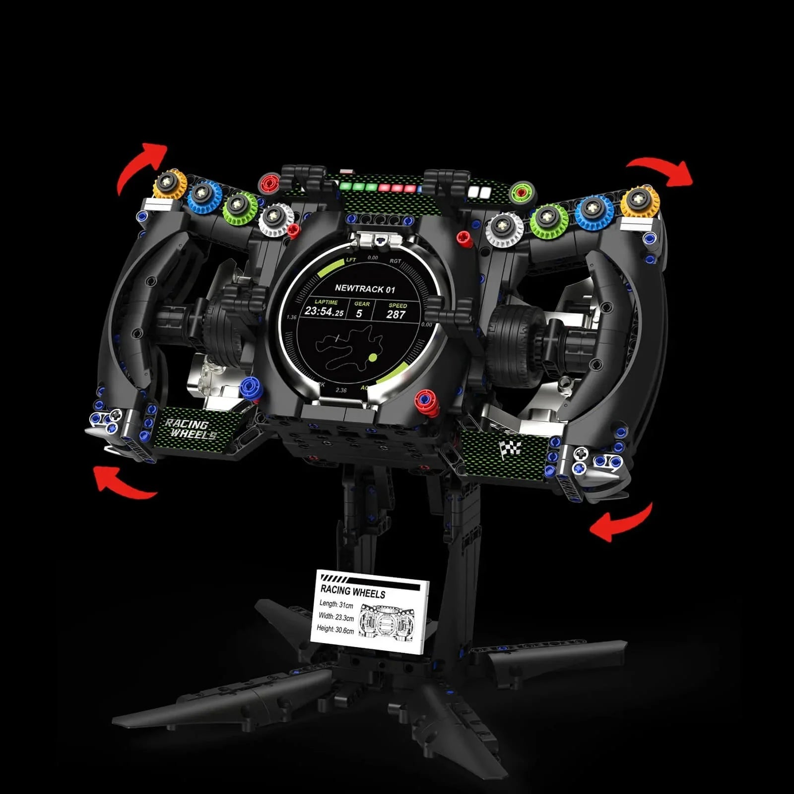 1:1 German Coupe Steering Wheel | 904pcs | Block World