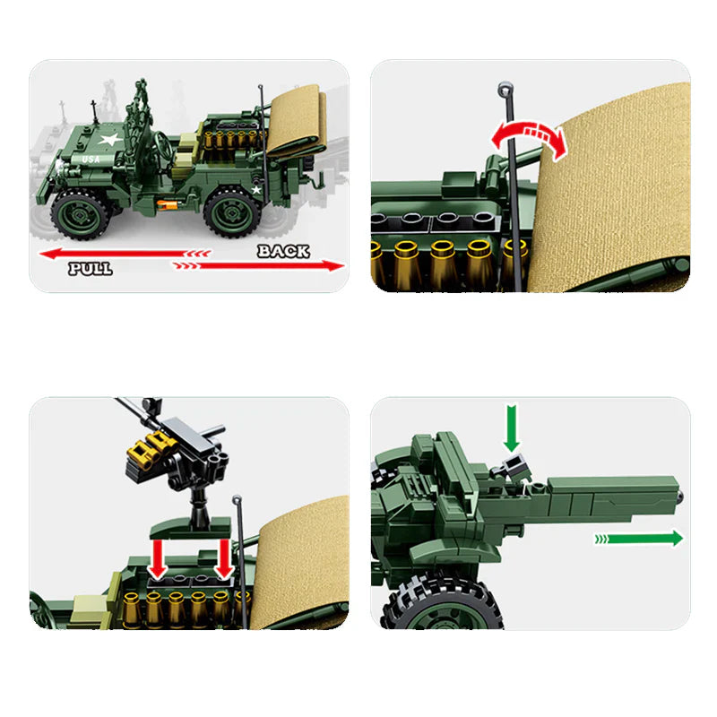 Us Army Jeep | 807pcs