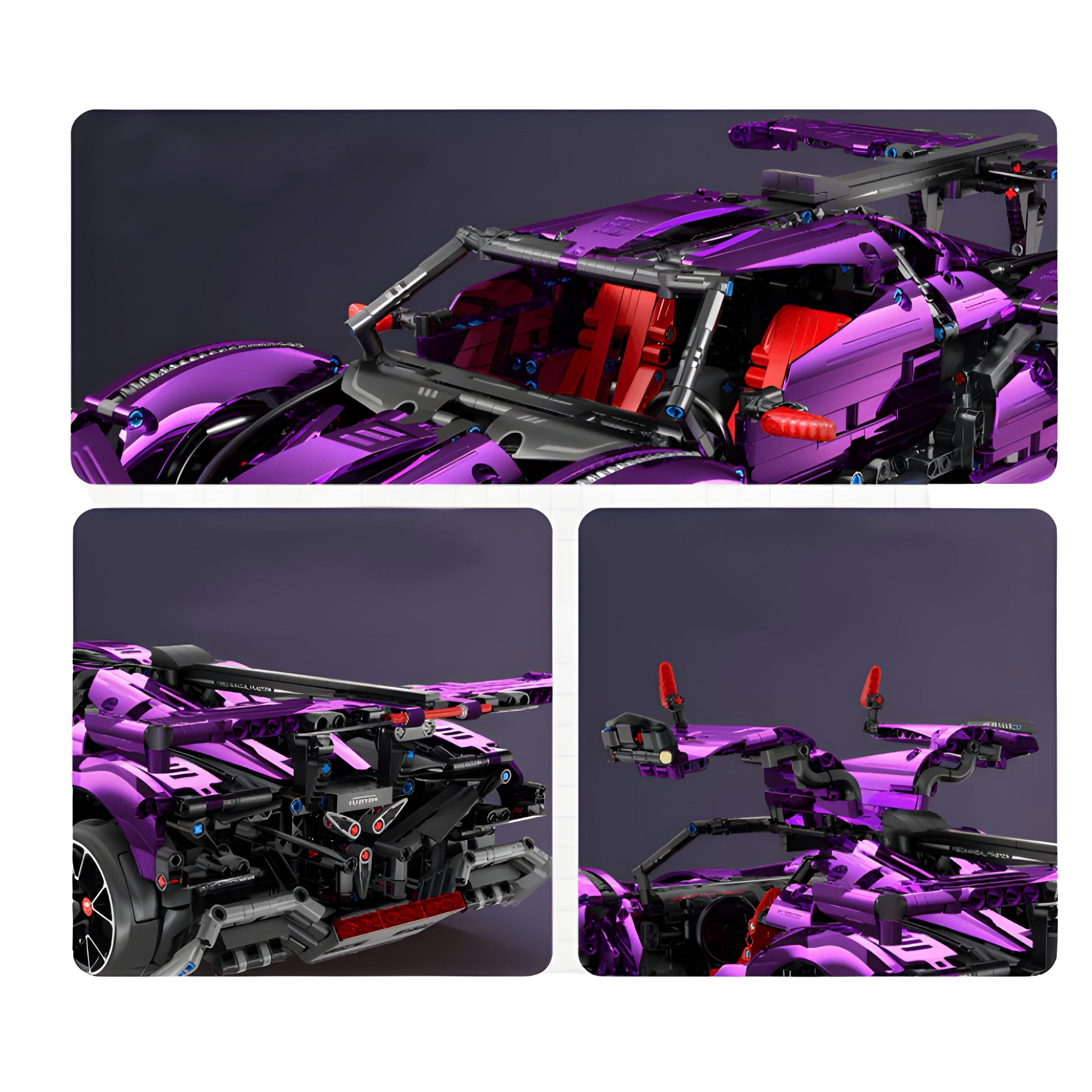 Chrome Edition Drifting Hypercar | 2444pcs | Block World