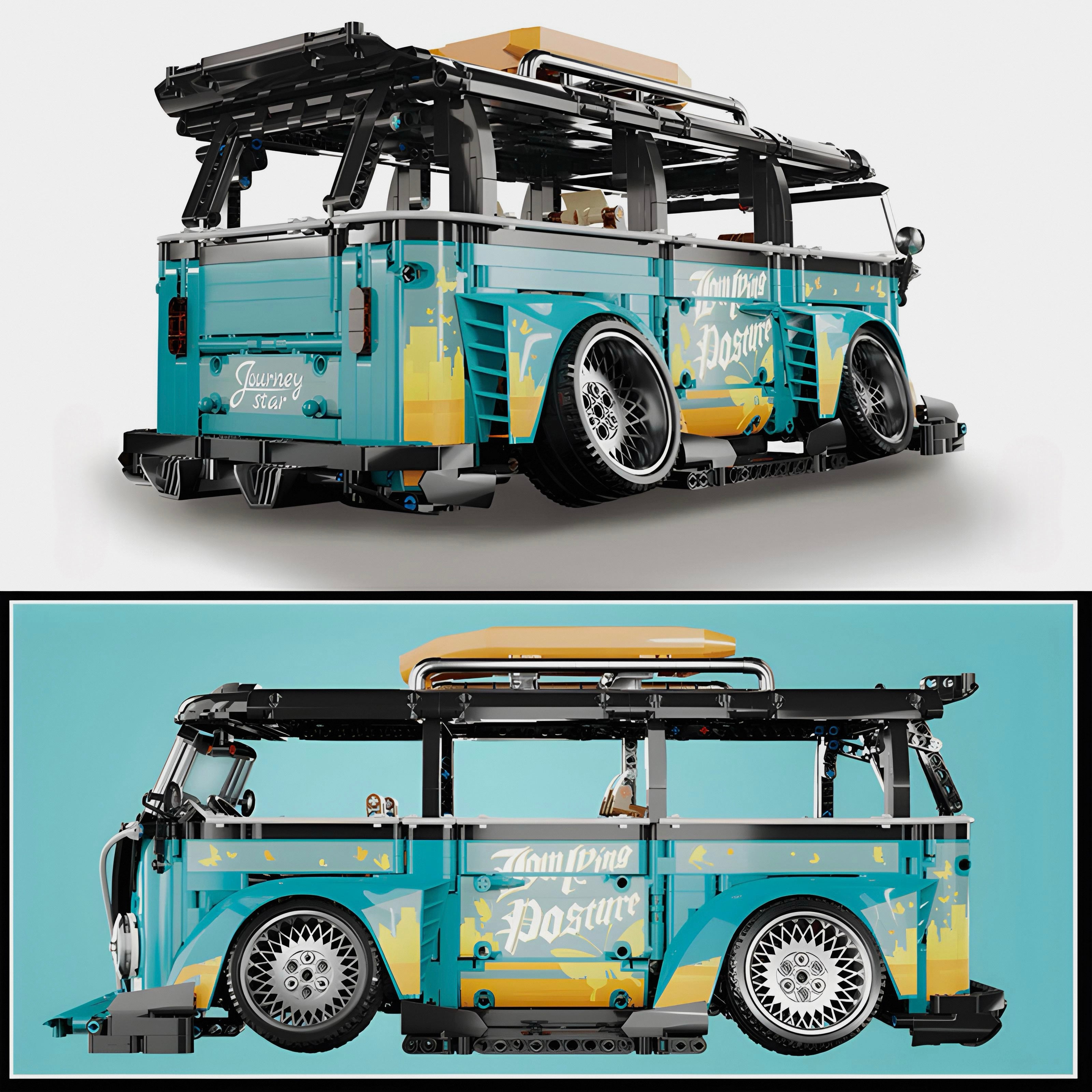 Stanced Classic Campervan | 2549pcs