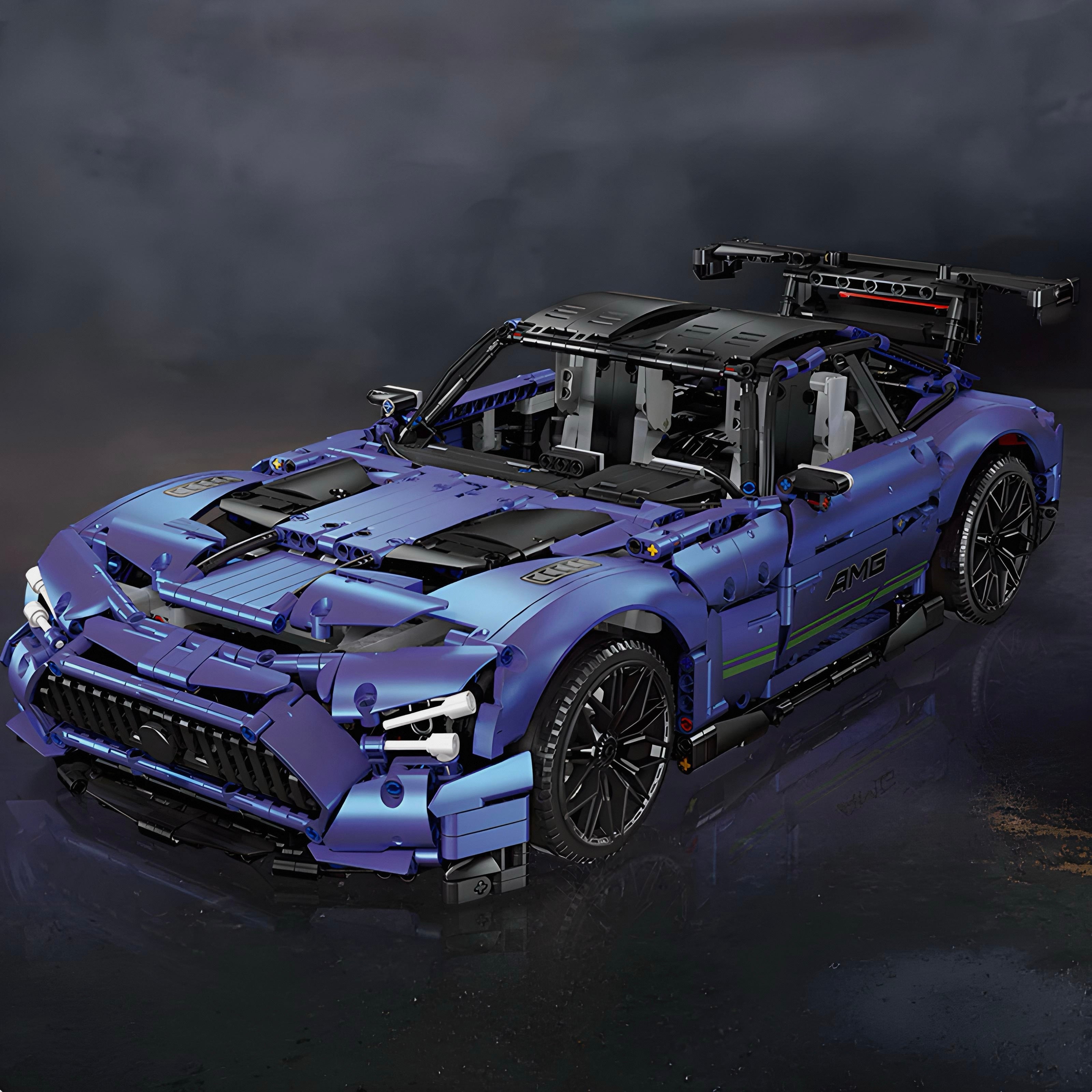 Satin Blue AMG GTR | 2887pcs