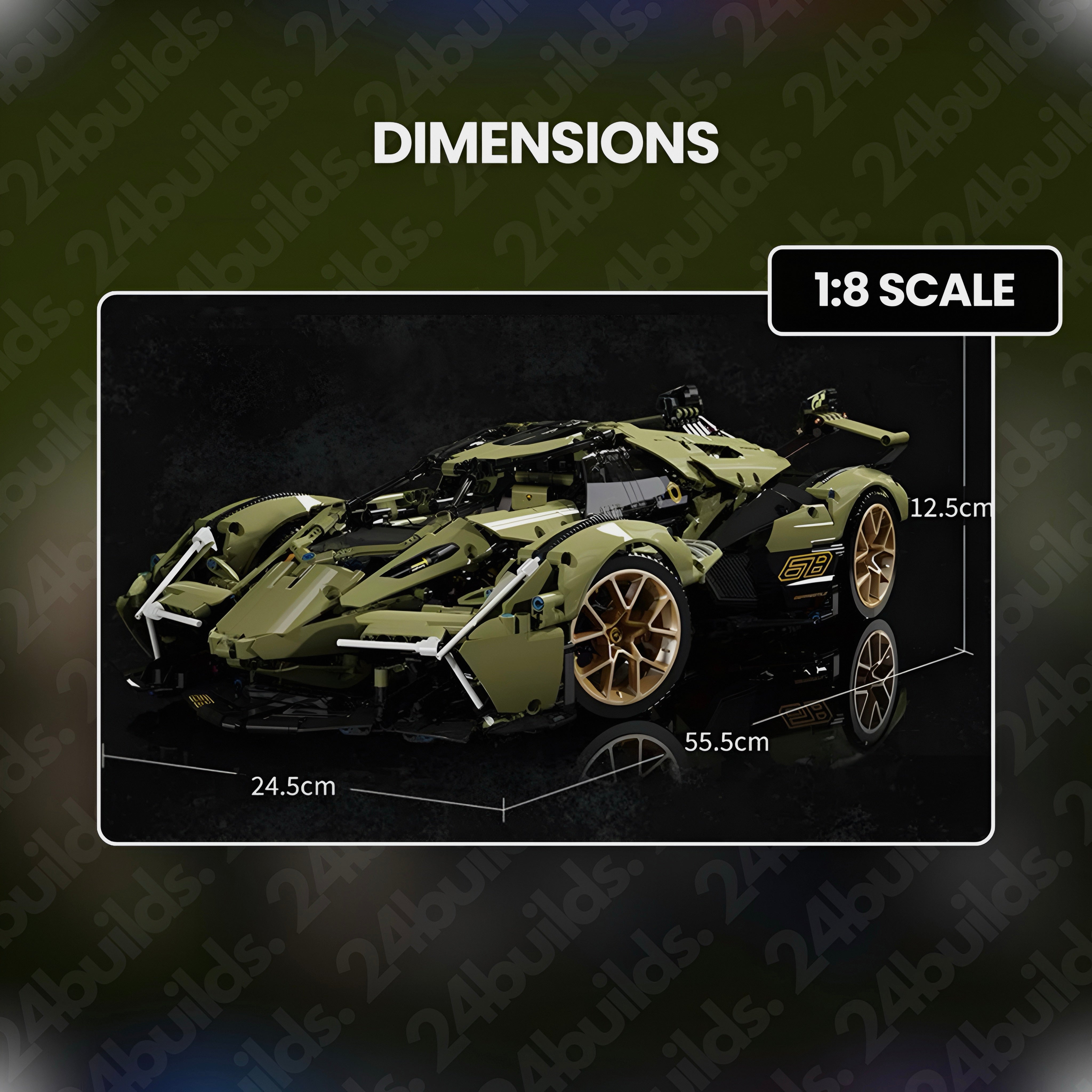 The Ultimate Italian V12 Concept | 2574pcs