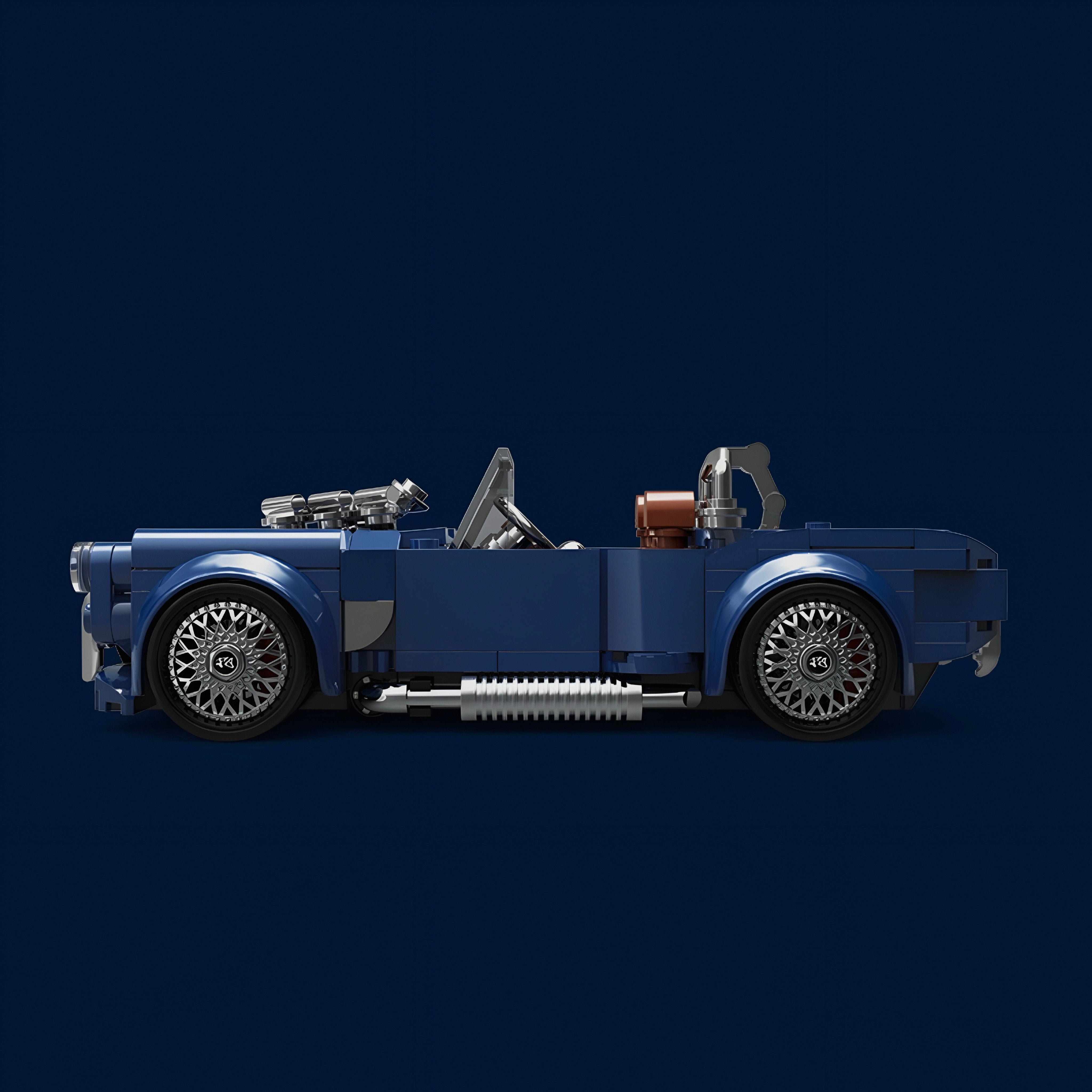 1966 Muscle Car Icon | 328pcs | Block World