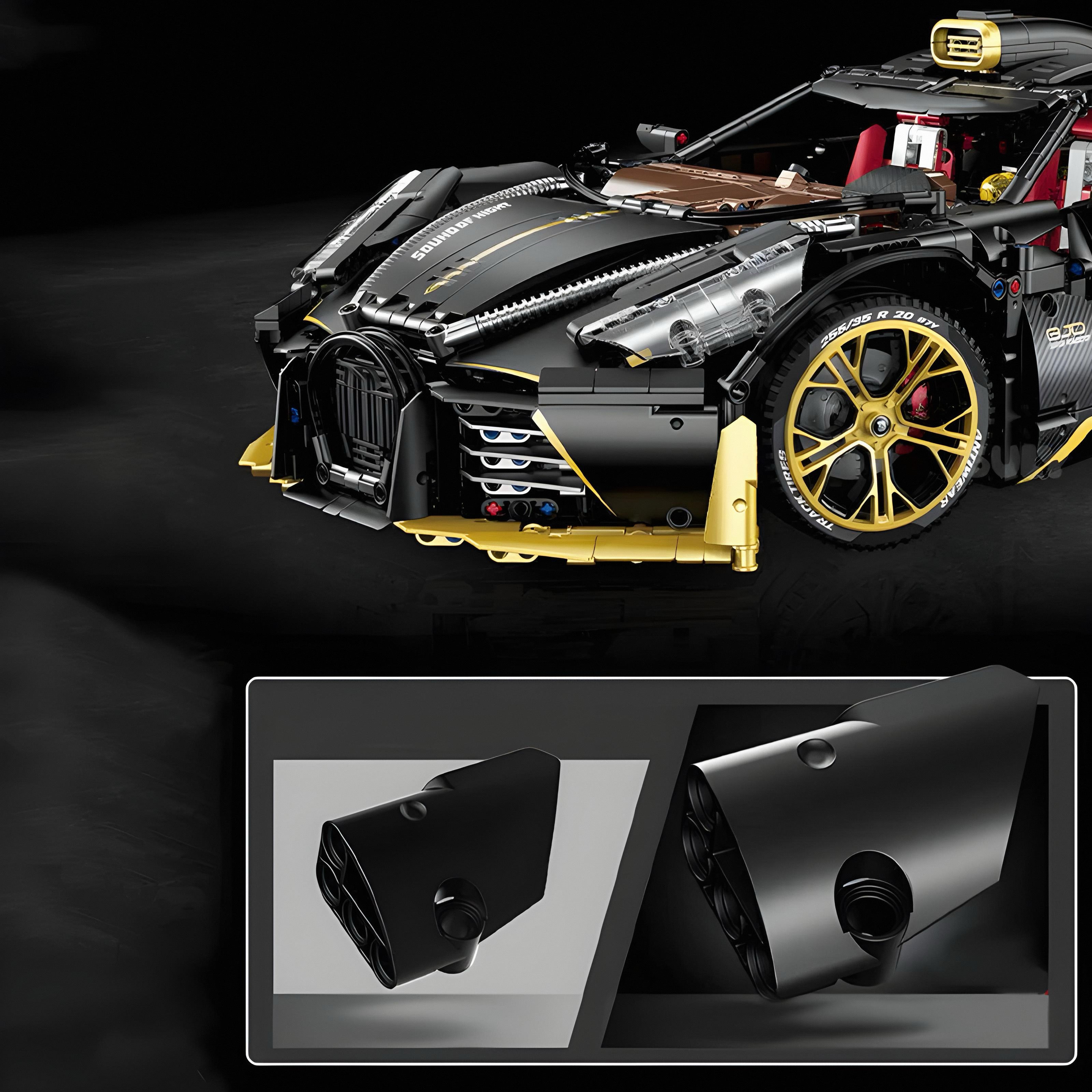 Cybertuned Hypercar | 4364pcs | Block World