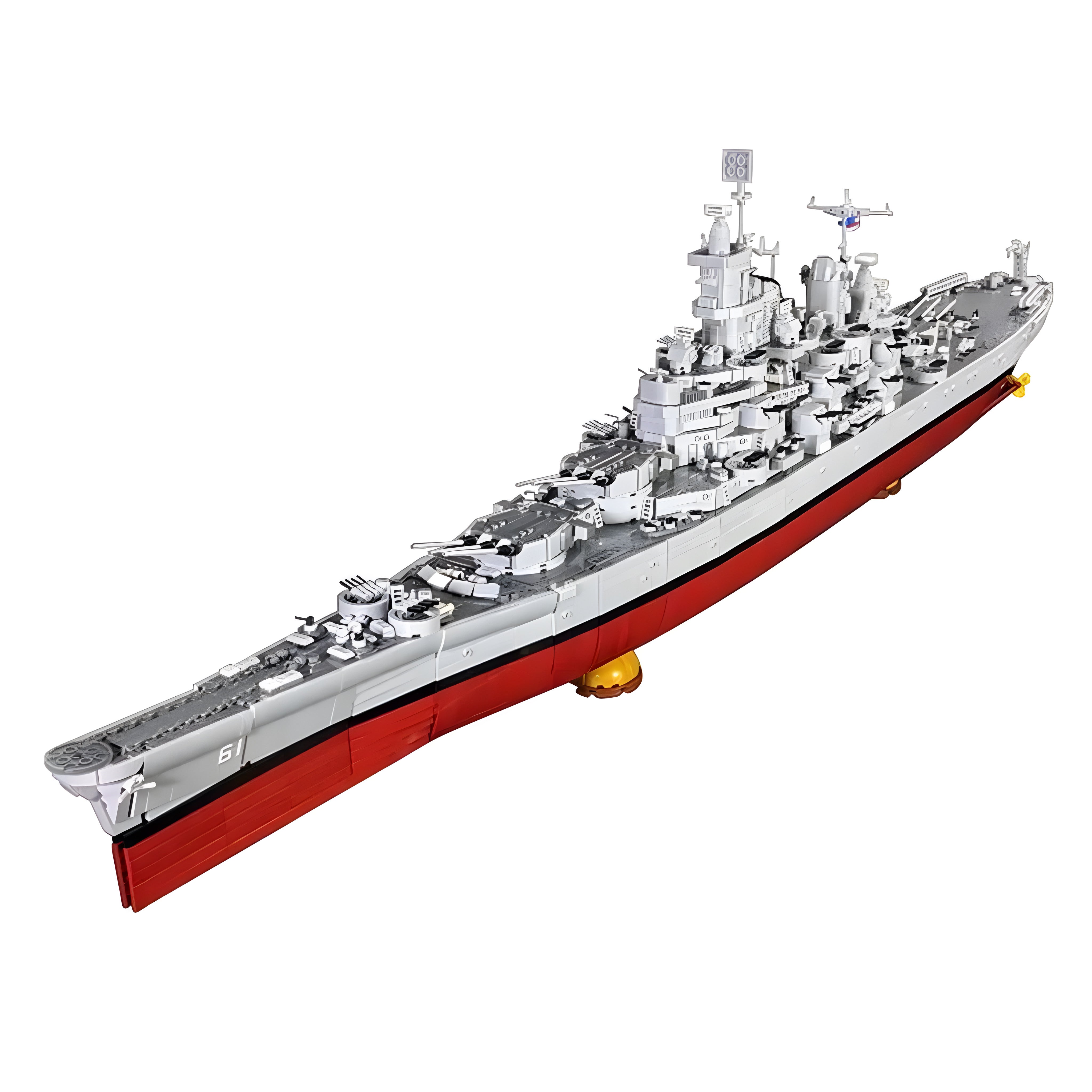 Uss Iowa BB-61 Battleship | 8042pcs
