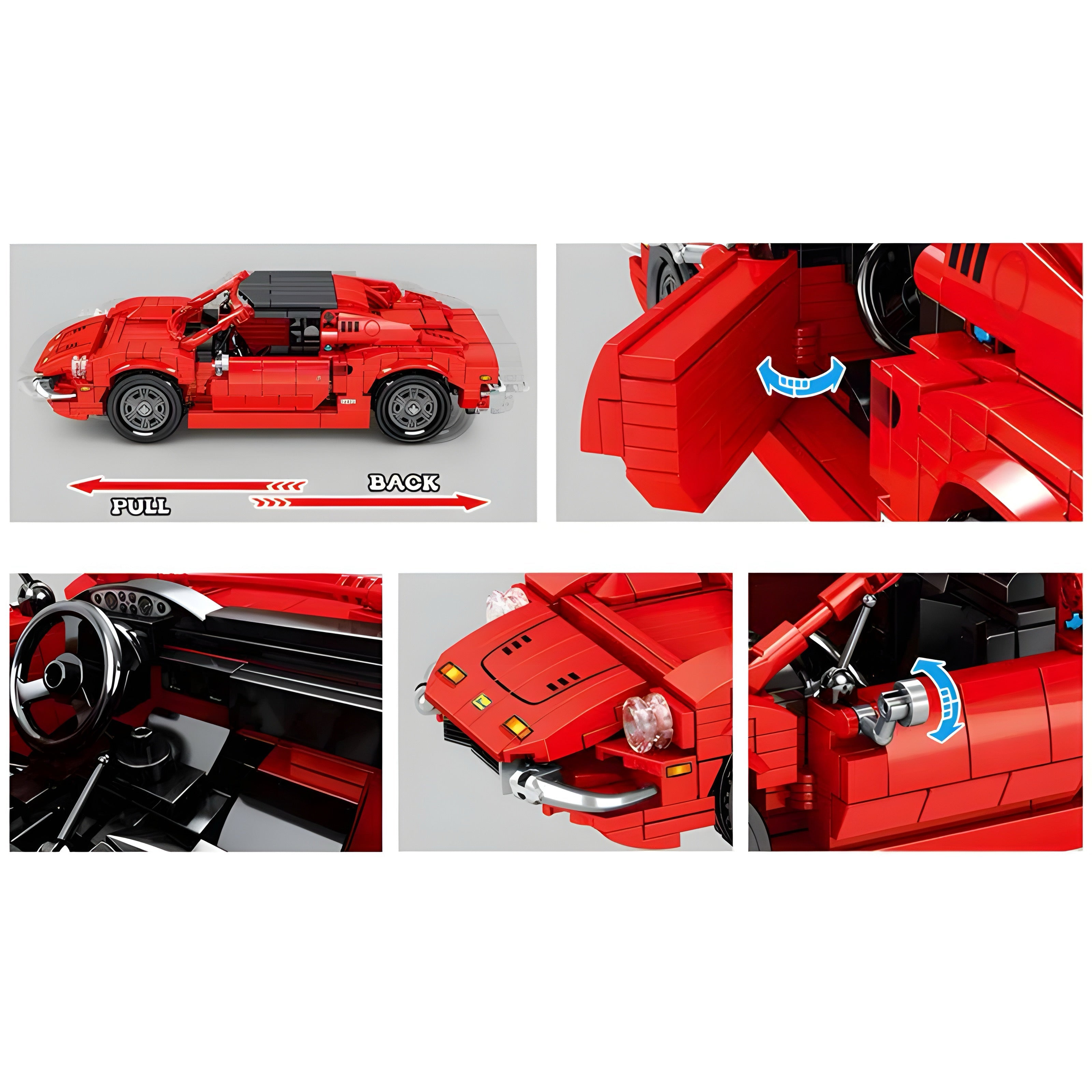 1973 GTS Italian Legend | 634pcs | Block World