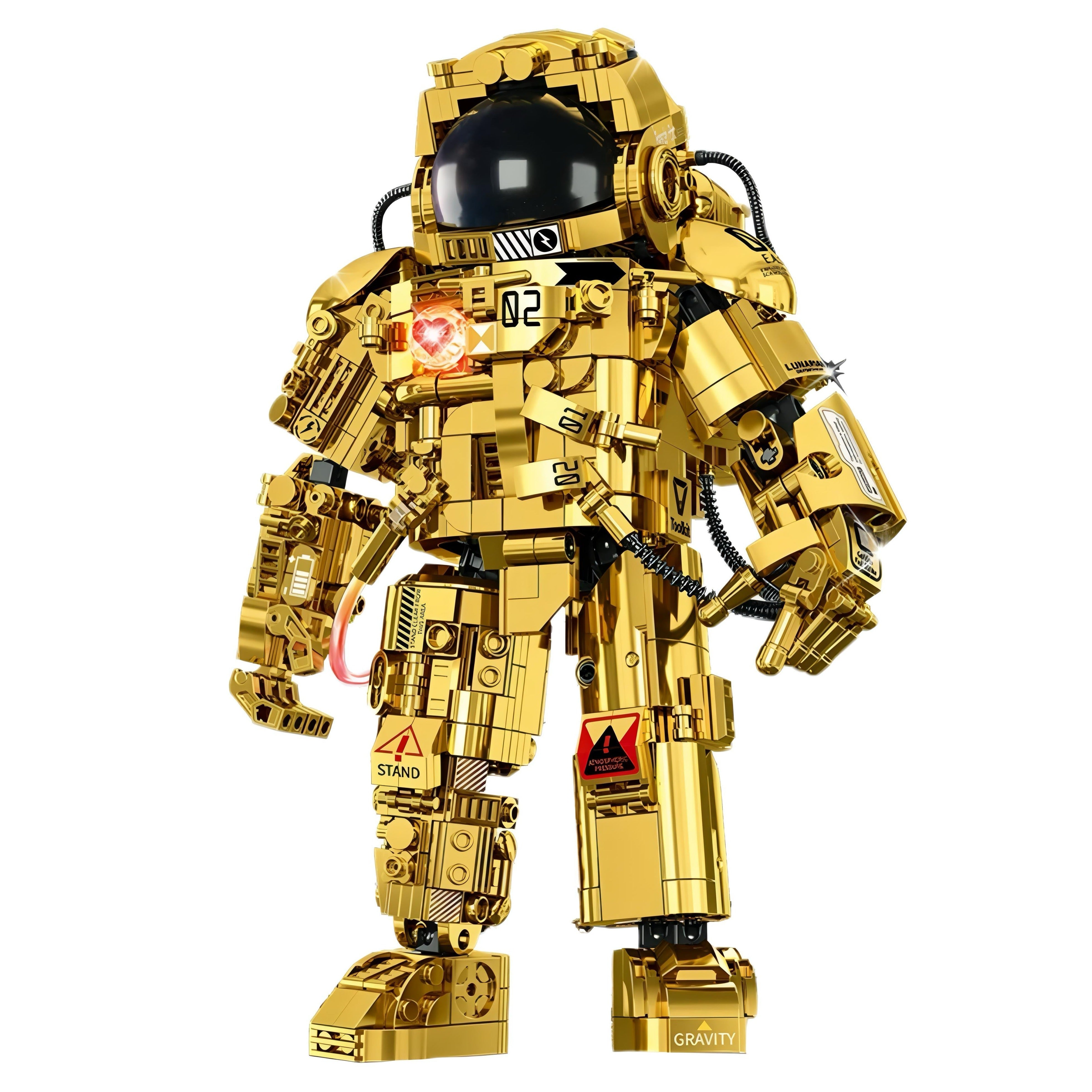 Gold Edition Astronaut | 992pcs | Block World