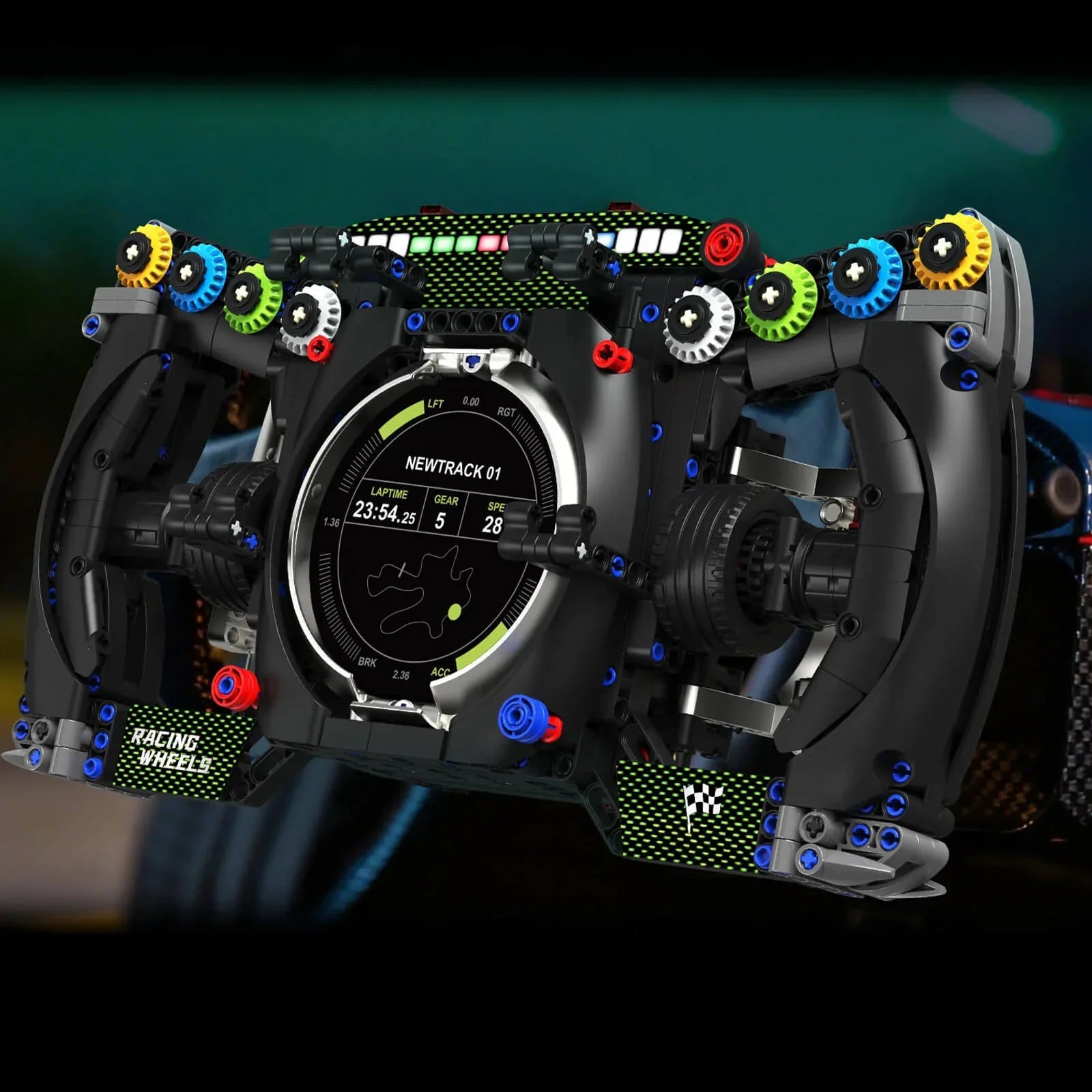 1:1 German Coupe Steering Wheel | 904pcs | Block World