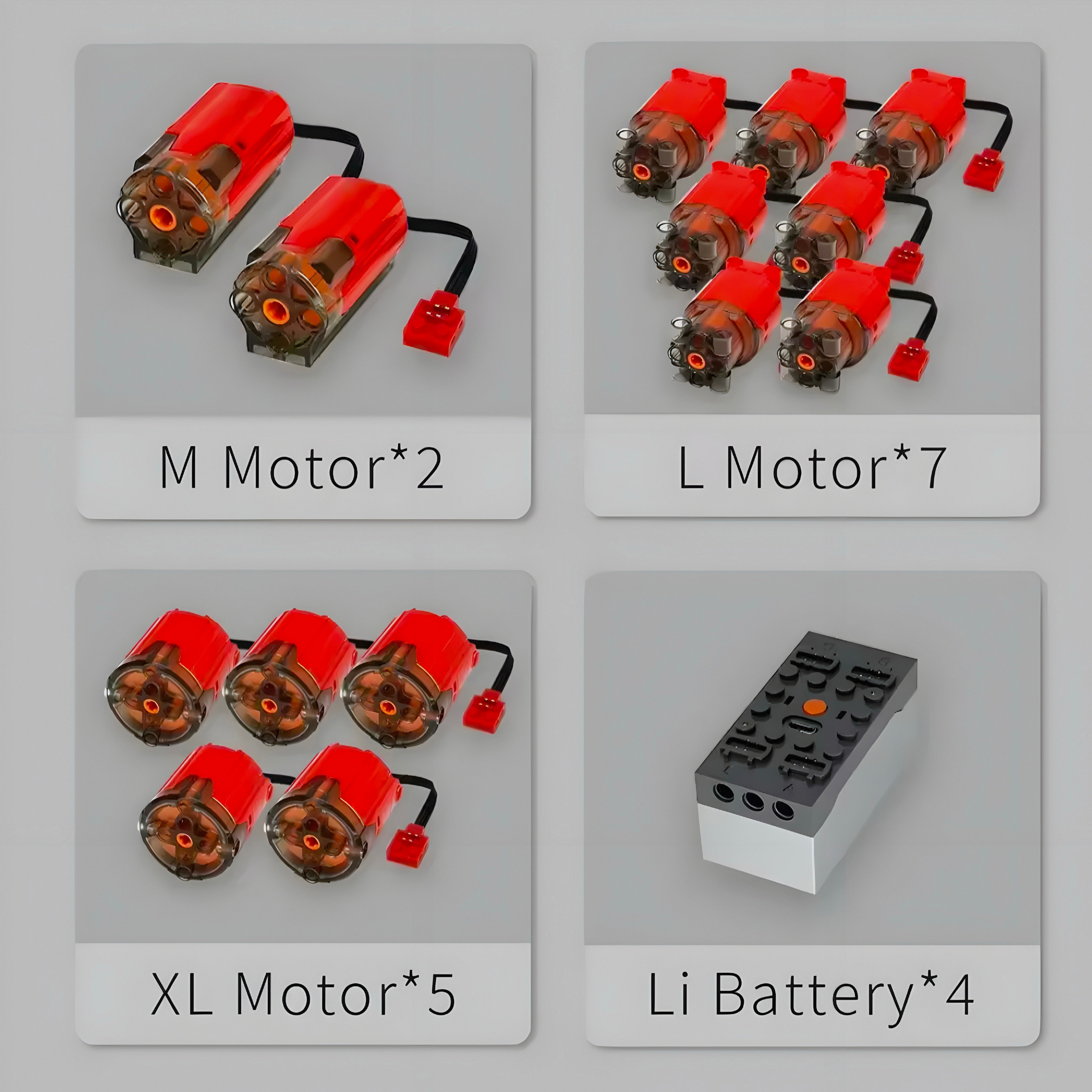 Red Edition Remote Controlled Crane | 9178pcs